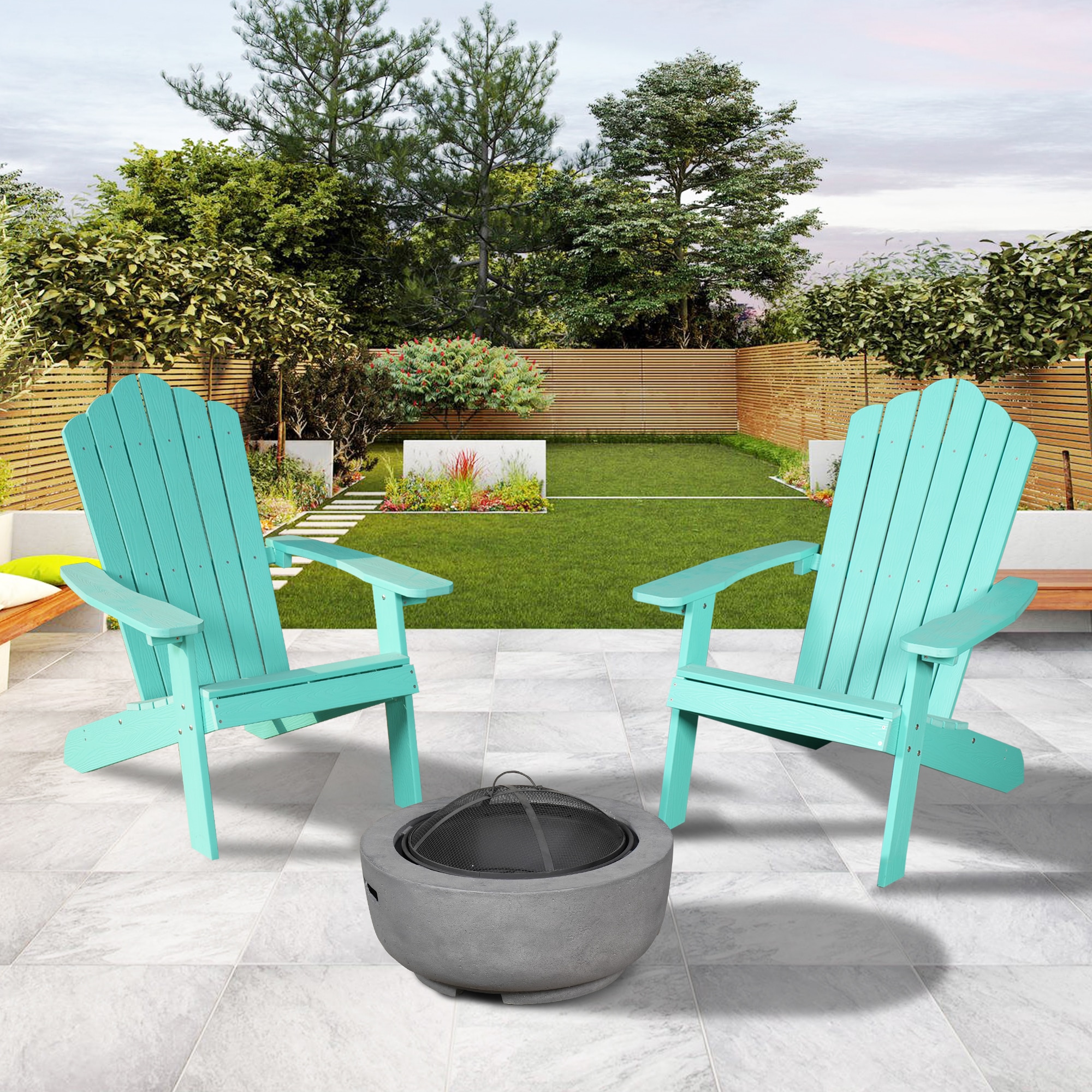 Ovios Adirondack Patio Chairs At Lowes Com   62485487 