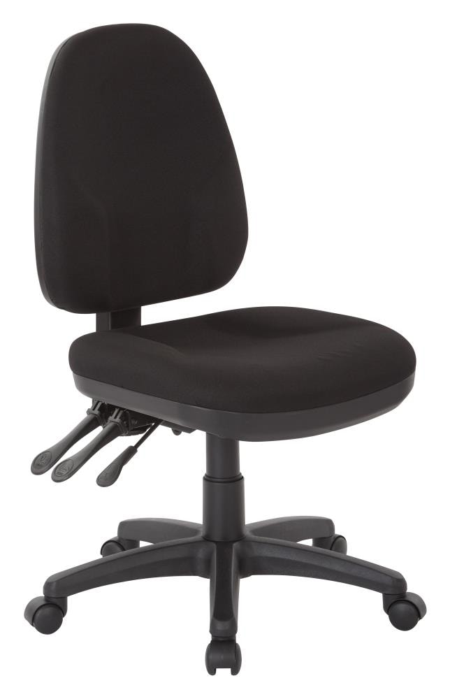 Low Back Office Chair - Black - Work Smart by Office Star Products