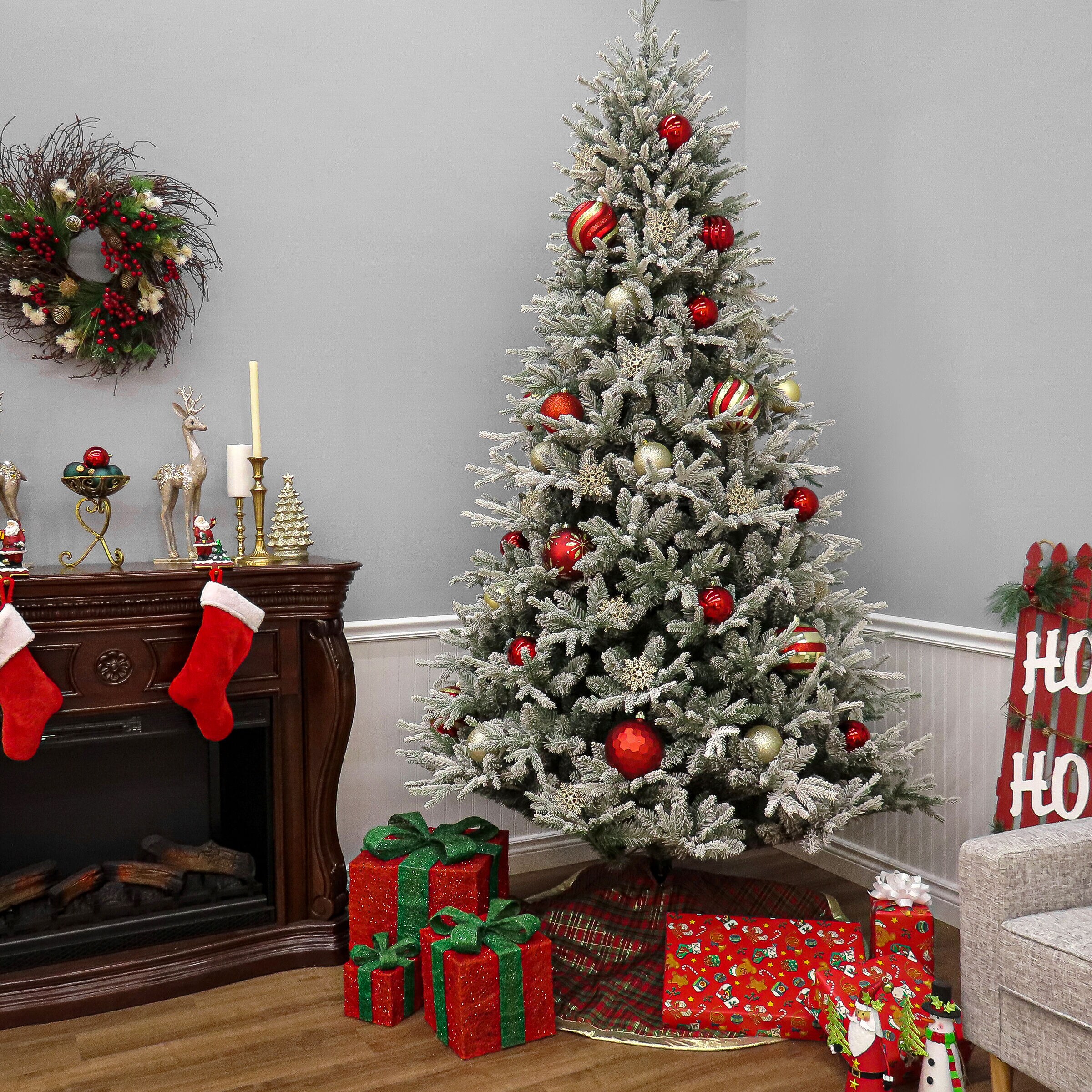 National Tree Company Holliston 7.5-ft Artificial Tree Artificial ...