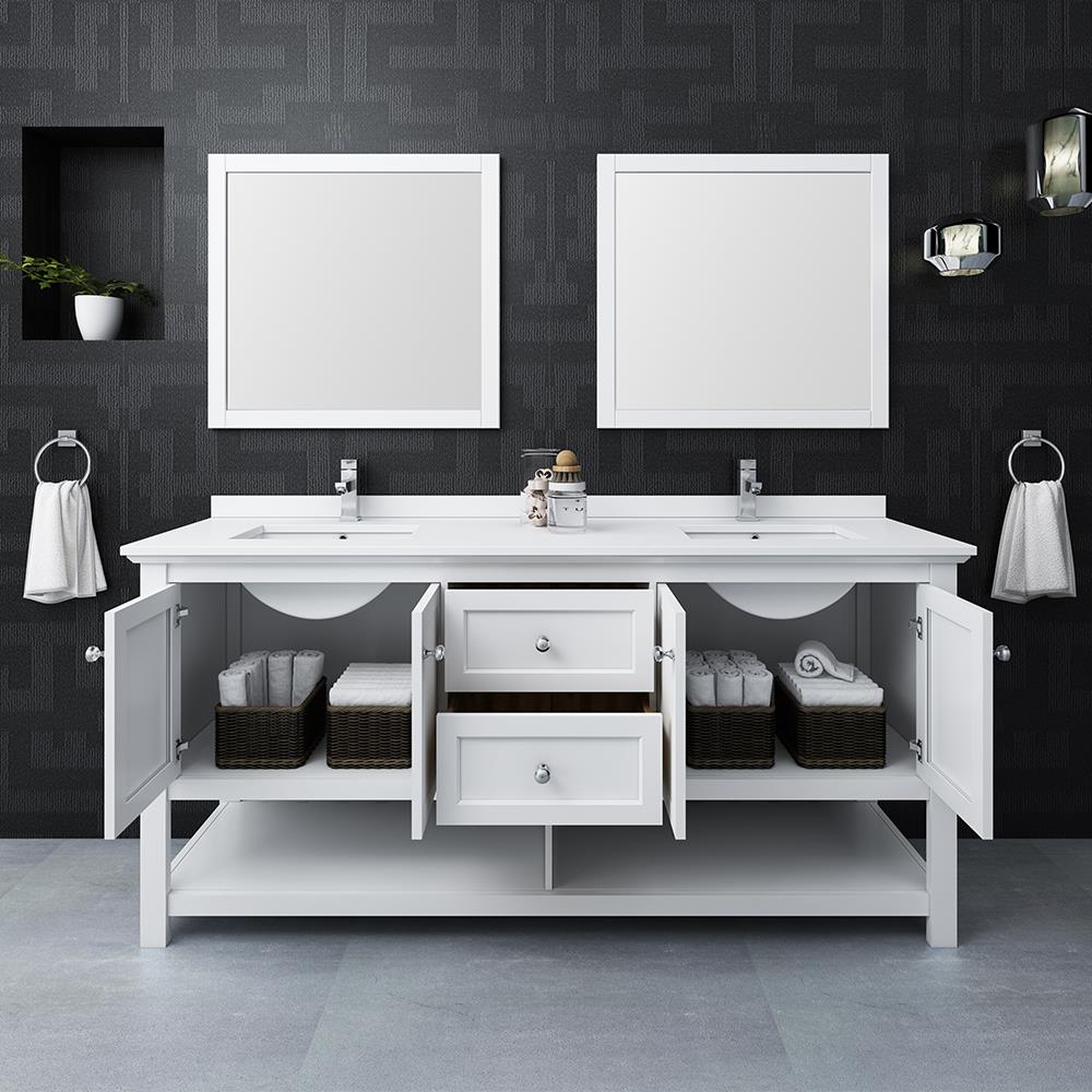 Fresca FVN2372WH-D Bath-Vanity-Combo - View #4