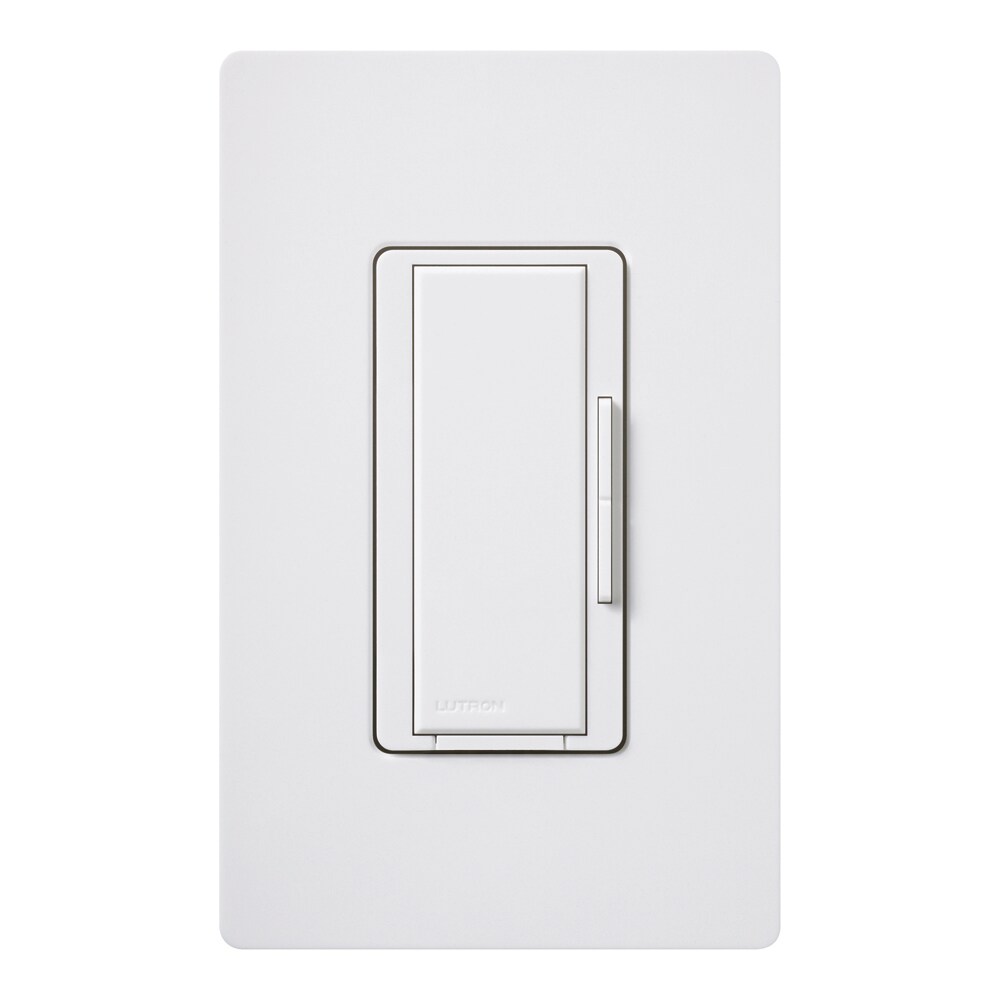 Lutron Maestro Multi-location LED Decorator Companion Dimmer, White in ...