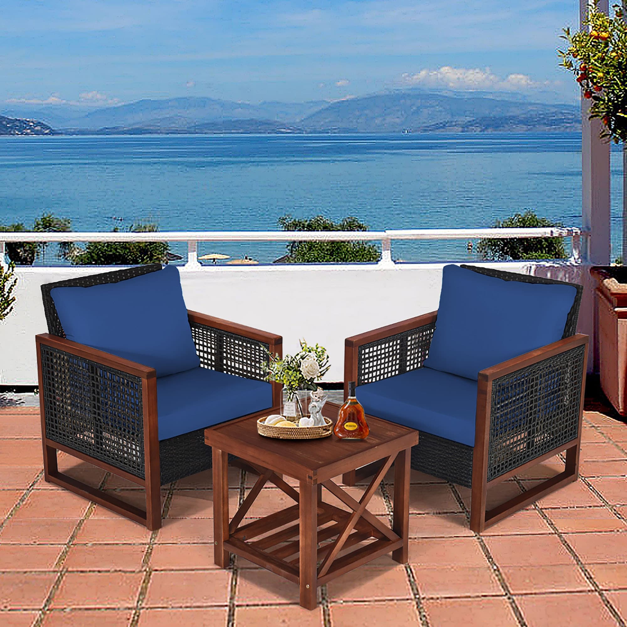 CASAINC CEW-HZ001-GR Patio-Conversation-Sets - View #2