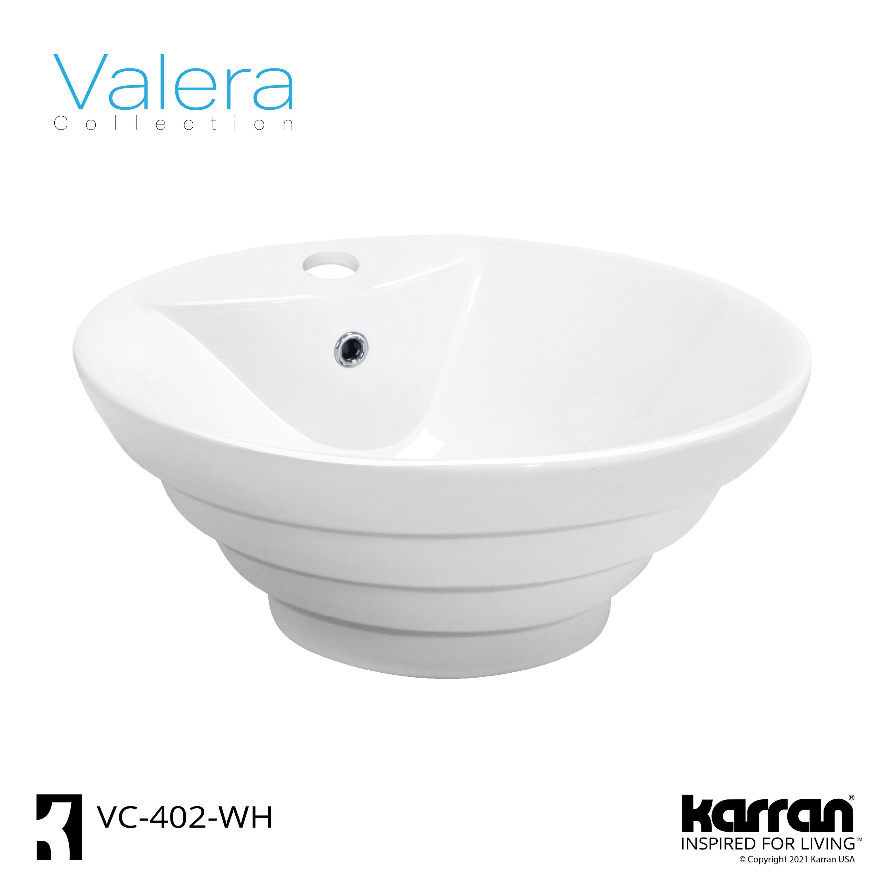 Karran VC-402-WH Bath-Sink - View #3