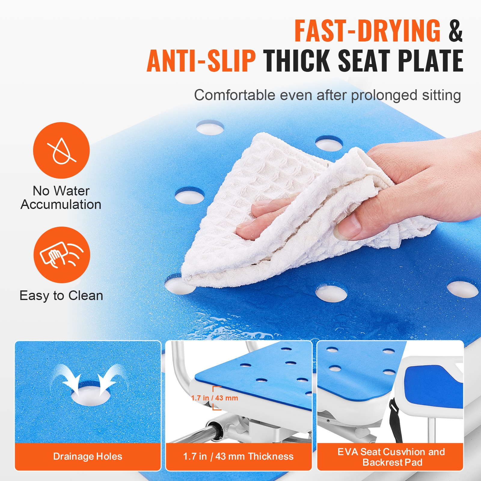 VEVOR SCYDSYGZYTLS03614V0 Bath-Safety-Seats-Benches - View #5