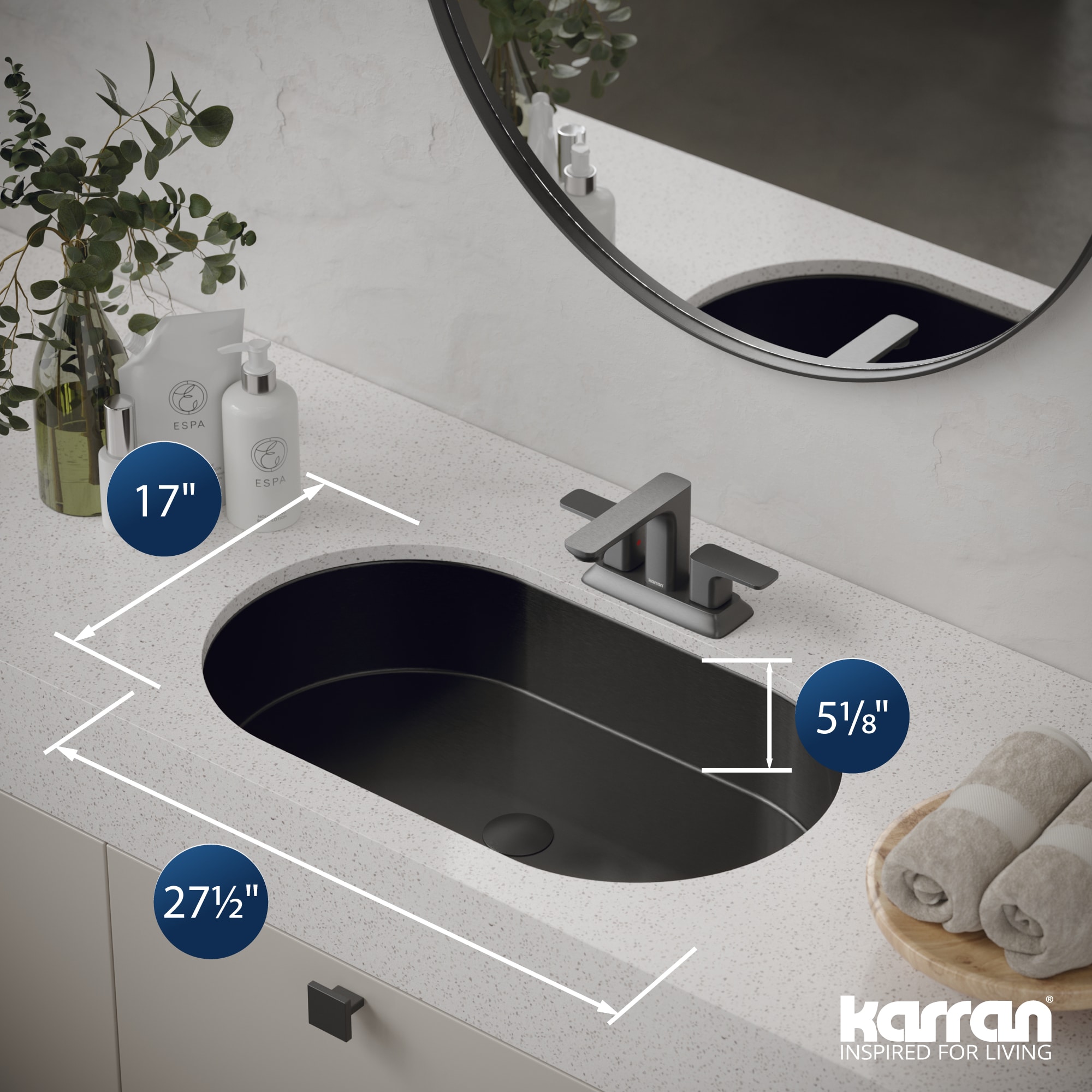 Karran CCU200GG Bath-Sink - View #4