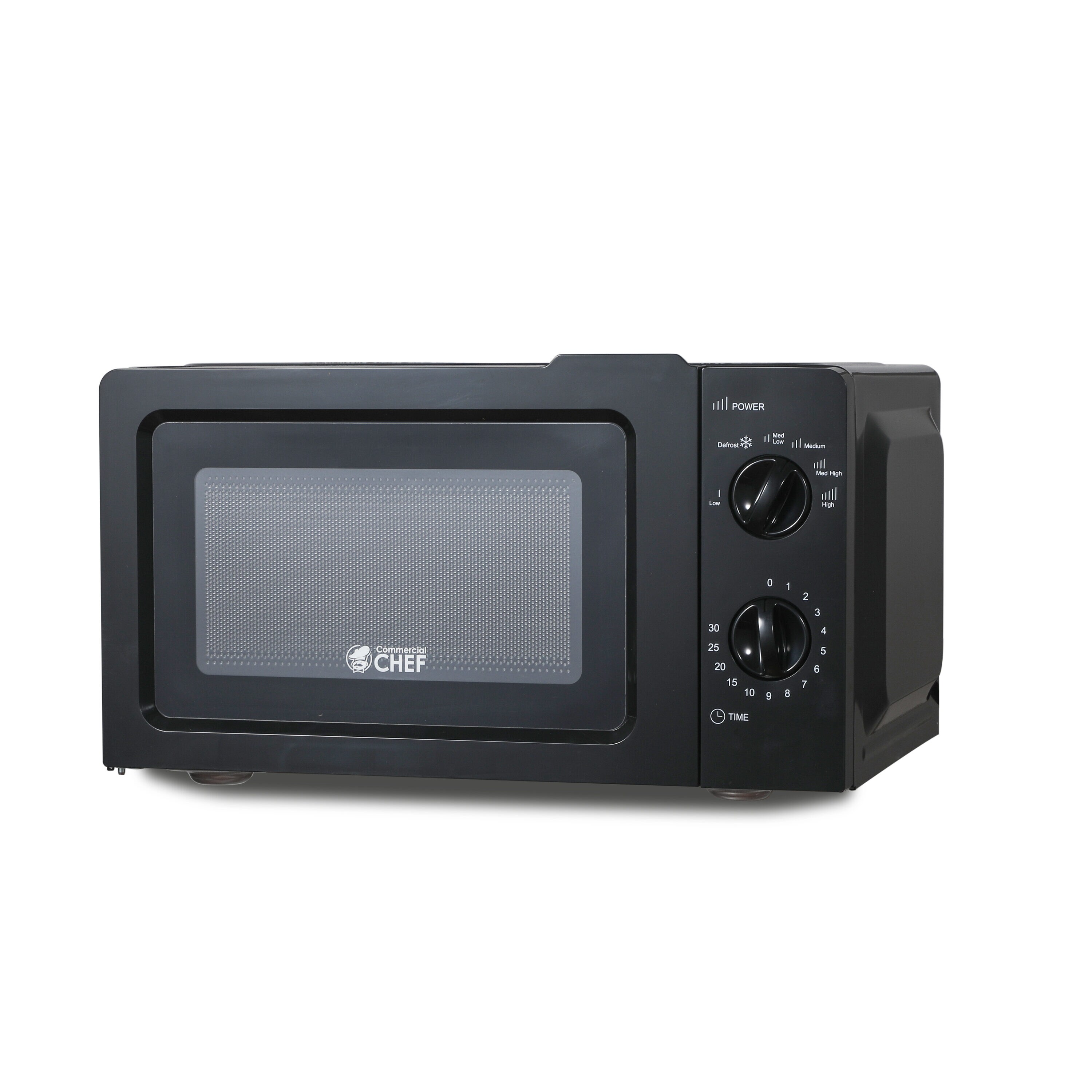 Commercial Chef CHM660B 0.7-cu ft Small (Less than 1.5-cu ft) 600 -Watt Countertop Microwave ( Black )