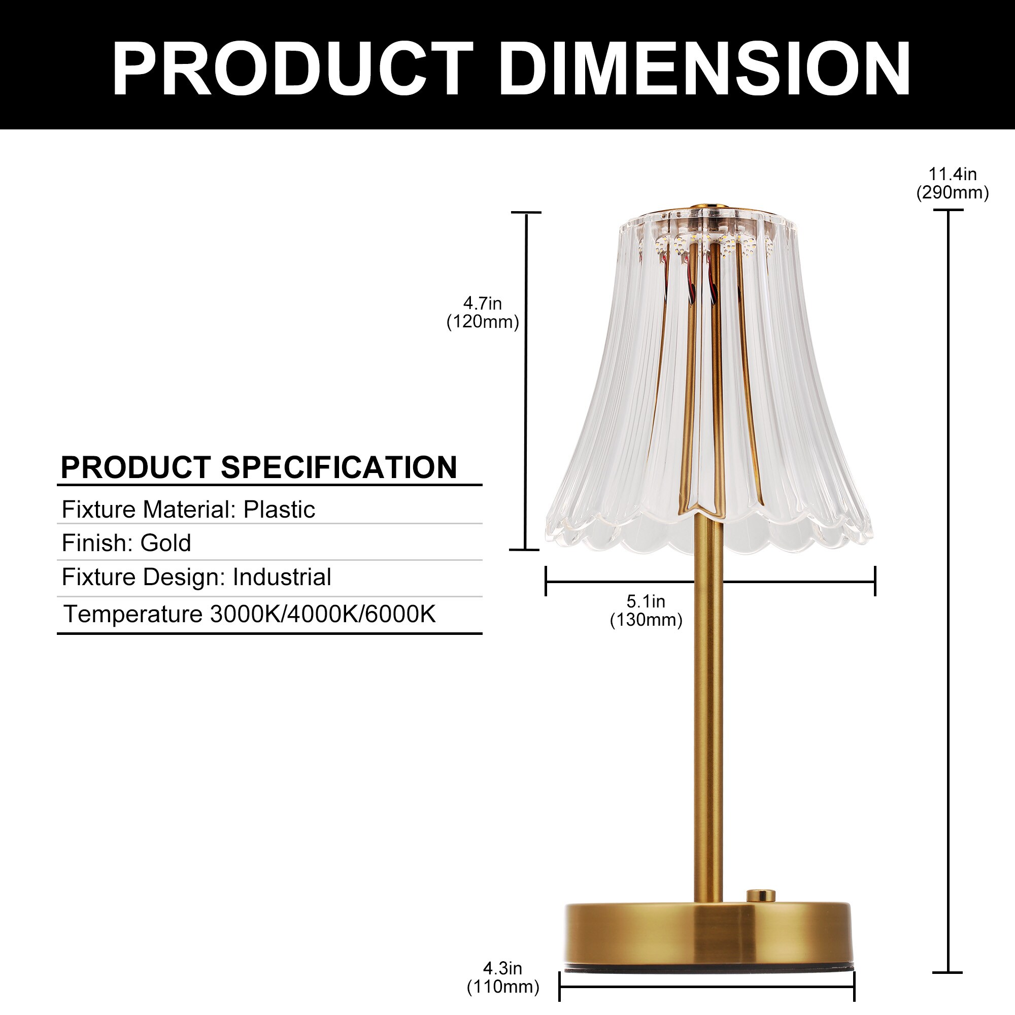 YANSUN LA-RZ-TD03401GD-11 Table-Lamps - View #4