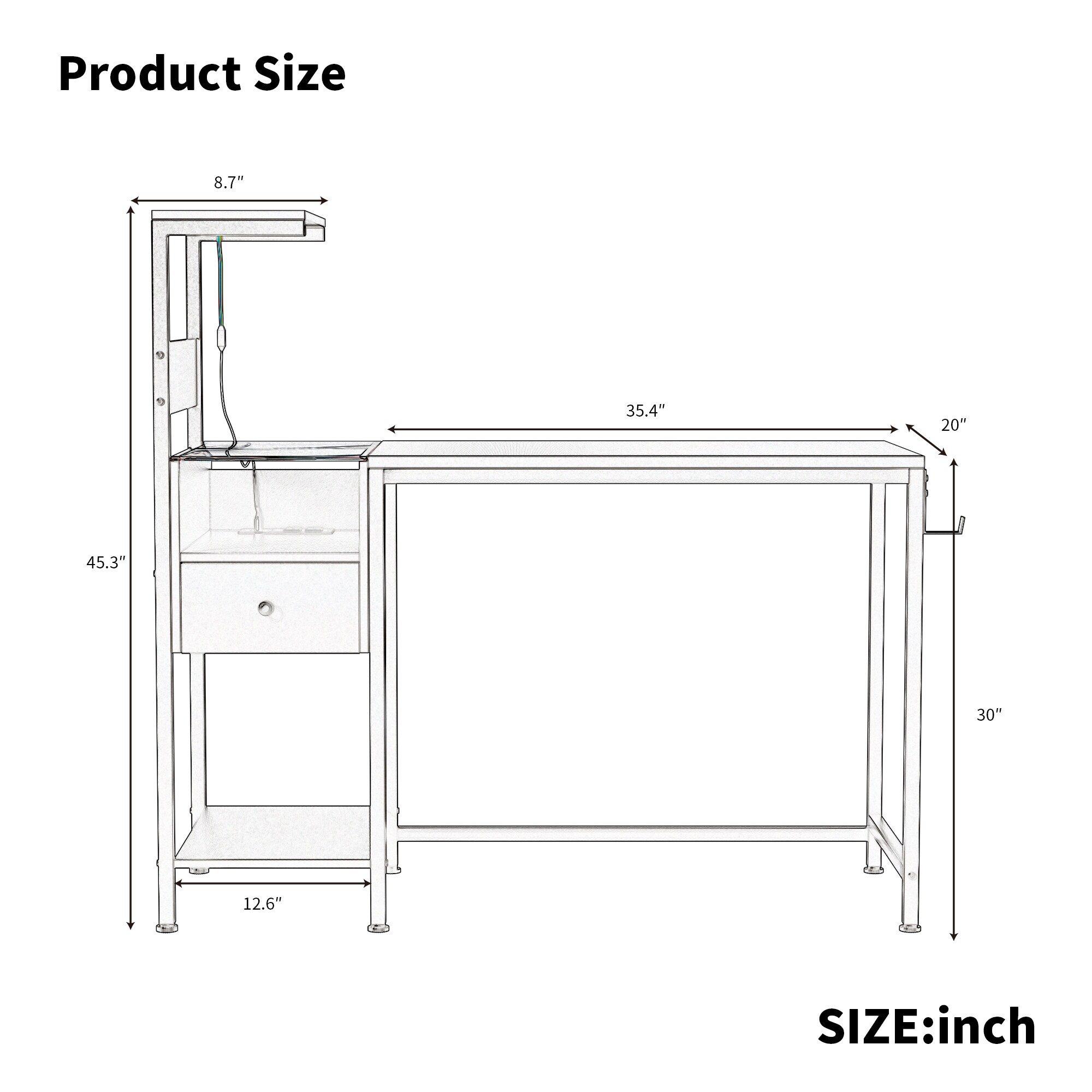 LUXEYARD DS-M-BAC03099 desks - View #5