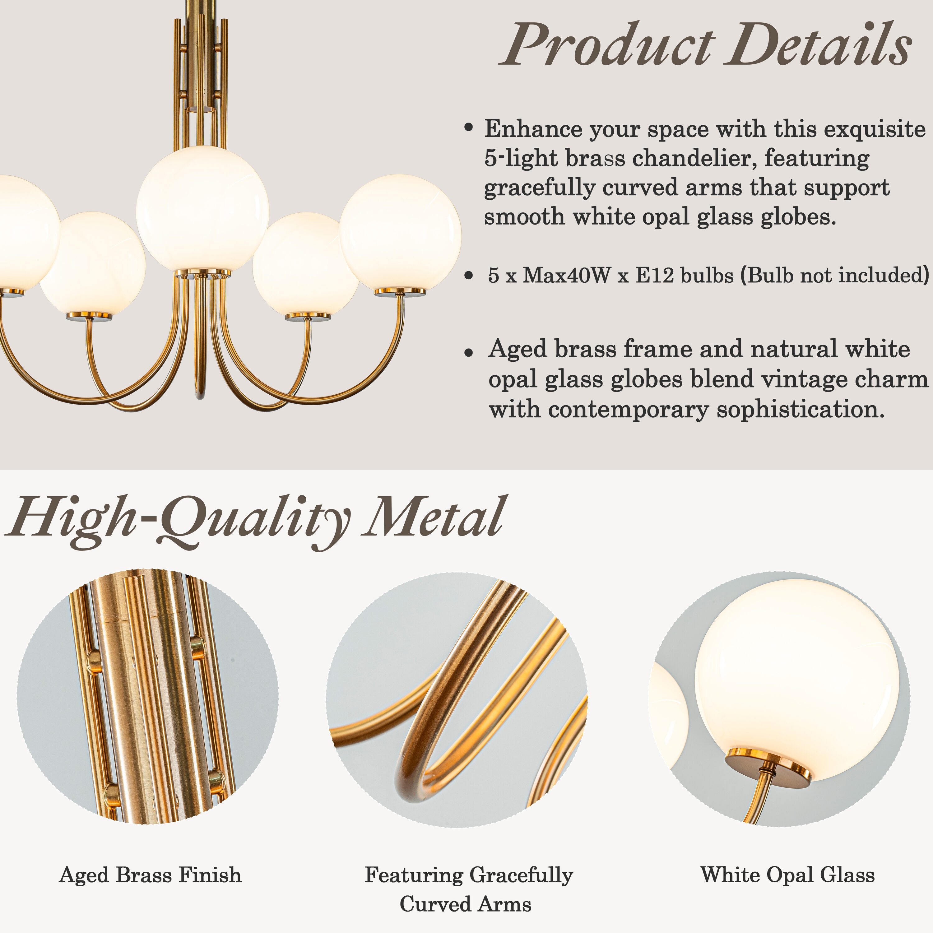 AloaDecor Lighting L7236D80NB09A b090015 - View #4