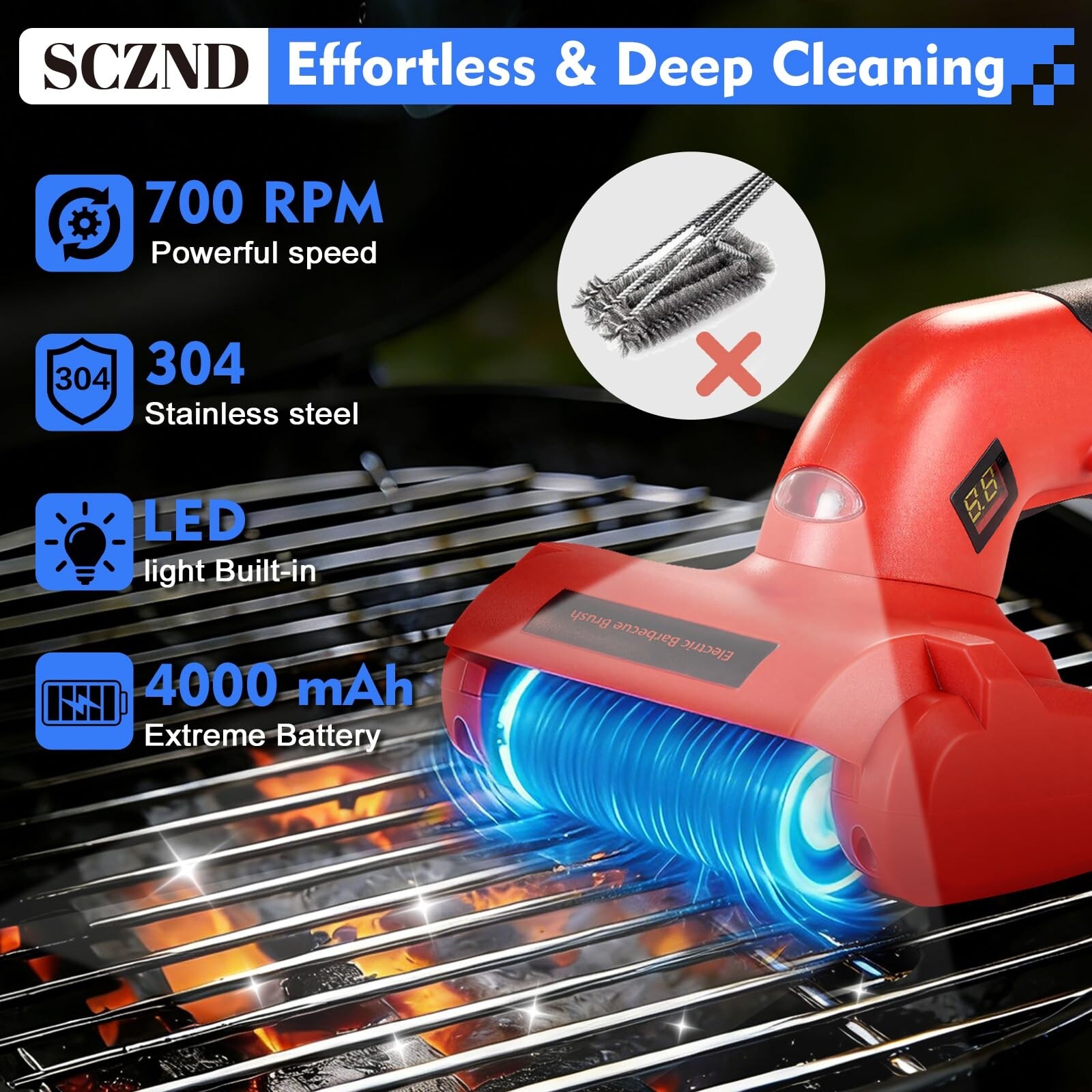 Angel Sar L2MJA415CB10 Grill-Brushes-Cleaning-Blocks - View #5