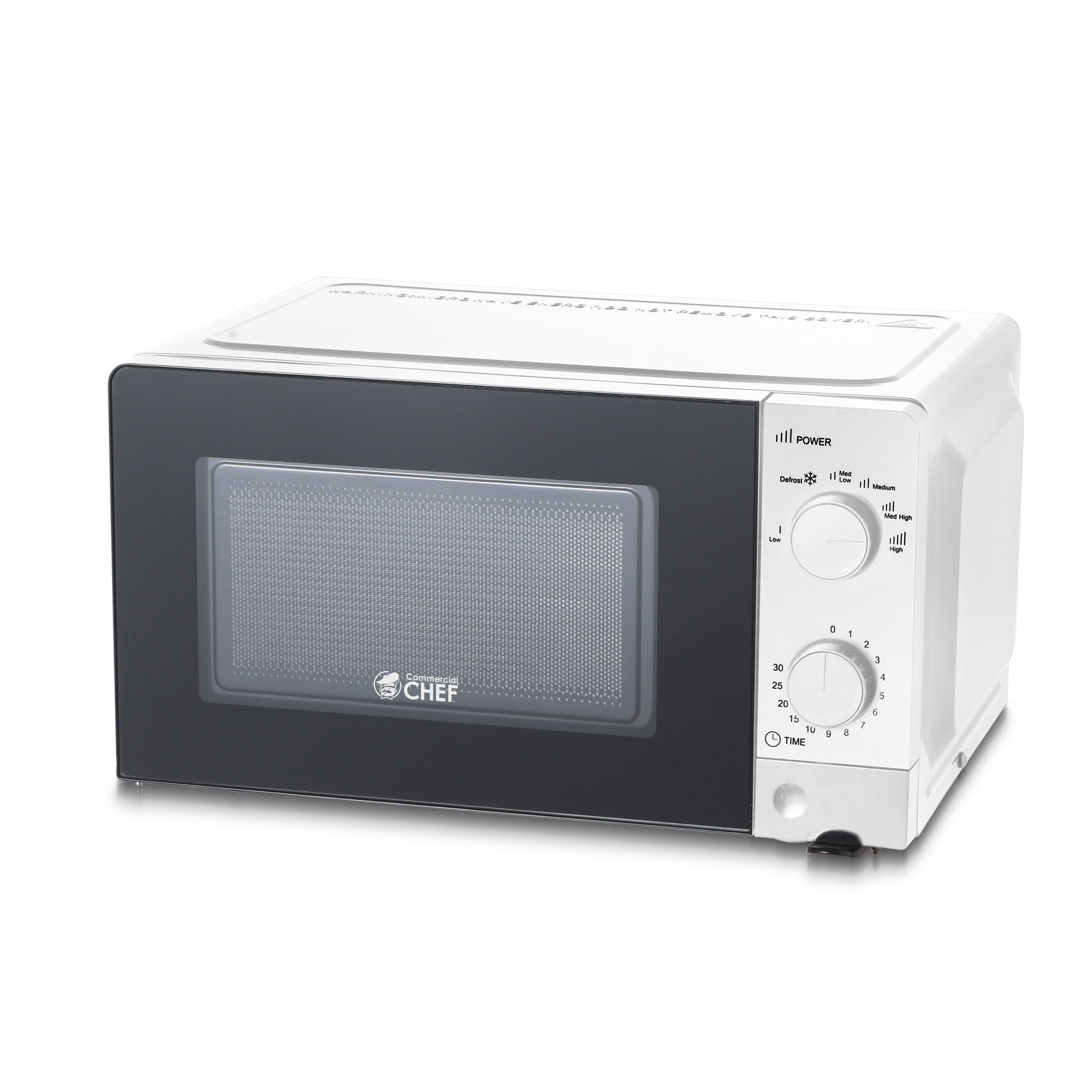 Commercial Chef 0.6-cu ft Small (Less than 1.5-cu ft) 600 -Watt Countertop Microwave ( White )