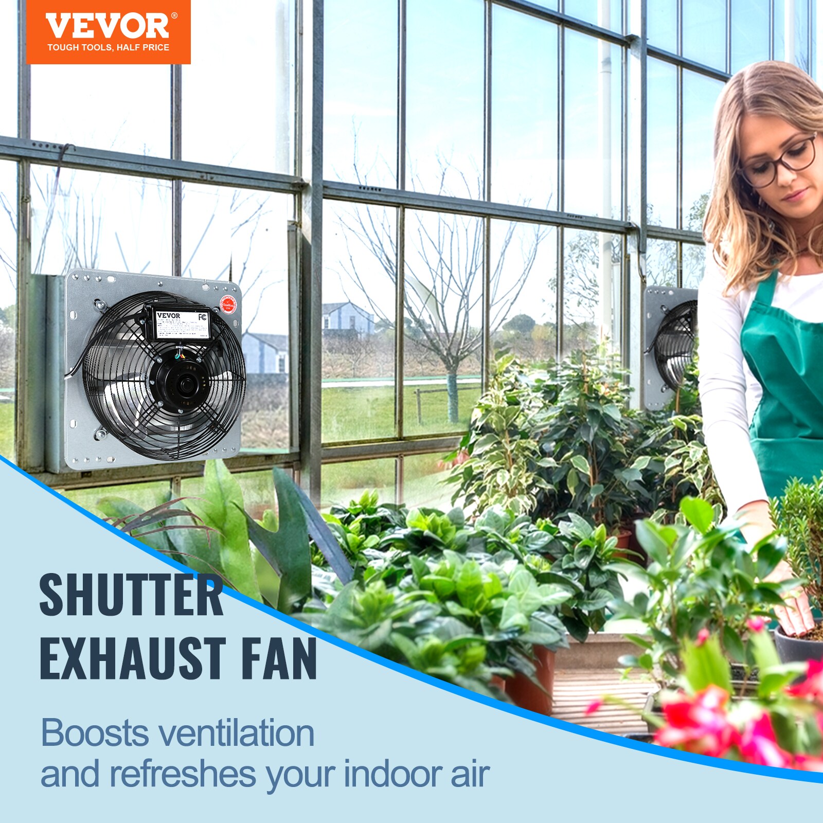 VEVOR BYCSPQSDJAC12DLJSV1 Door-Frame-Fans - View #3