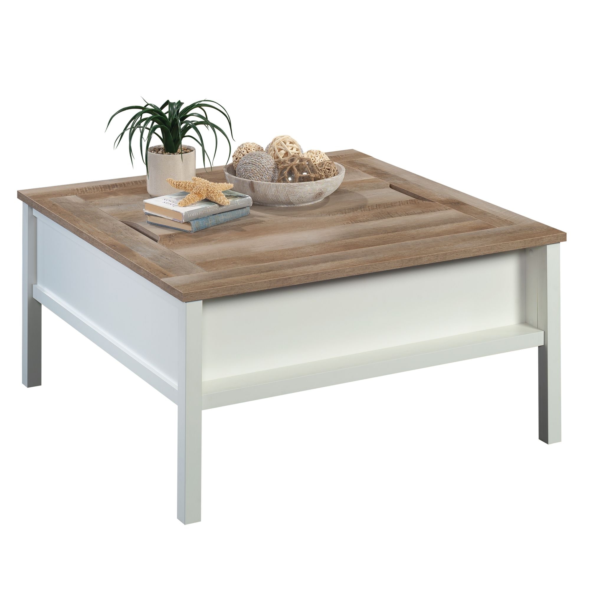  Cottage Road Coffee Table Soft White finish