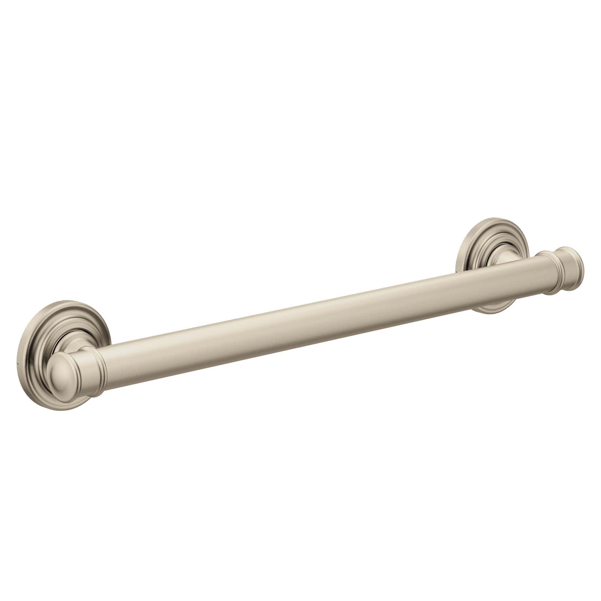 Moen YG6418BN 9-in Brushed Nickel Wall mount ADA Compliant Grab Bar ( 5-lb Weight Capacity )