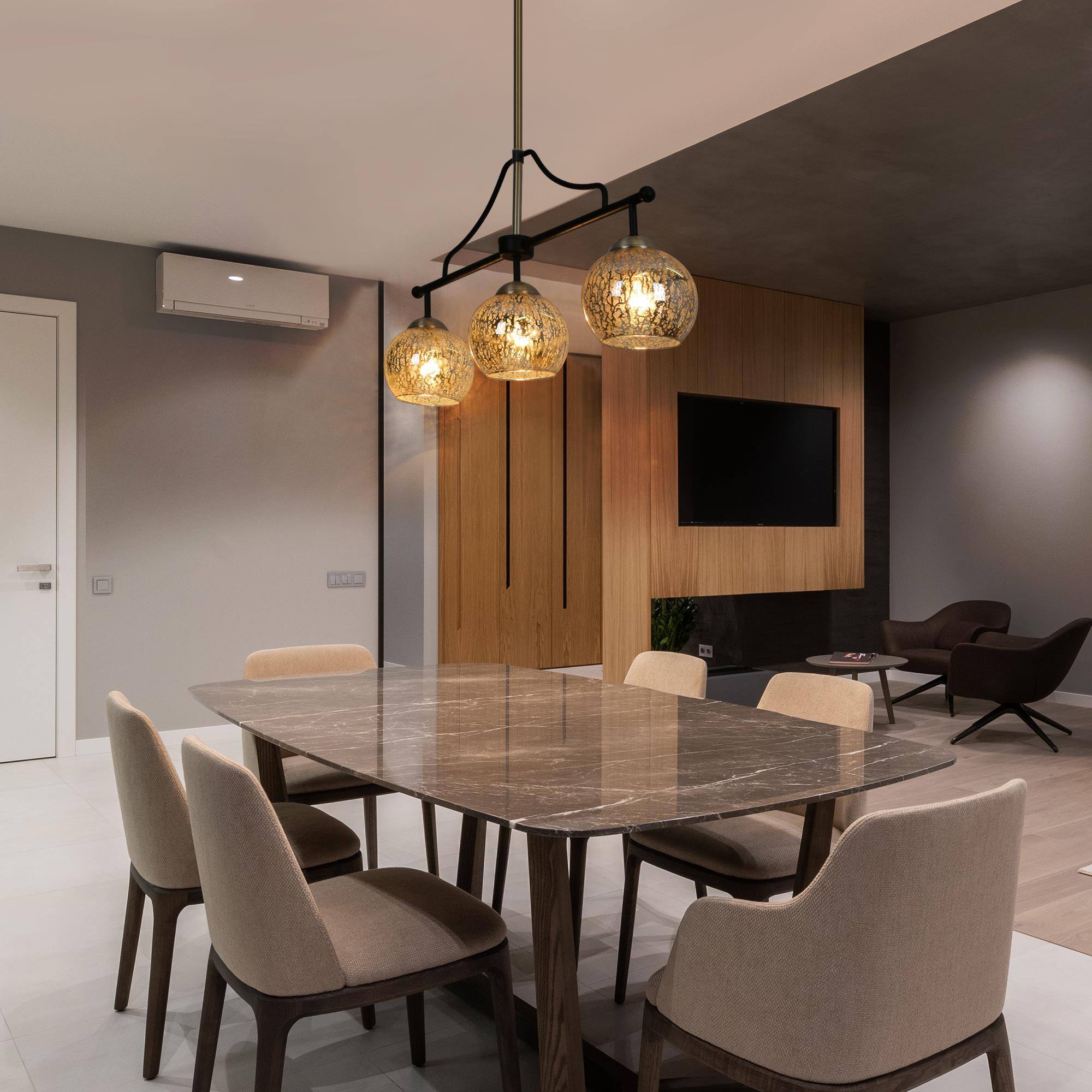 ZEVNI L3VAEURNW4699SU7 Pendant-Lights - View #4