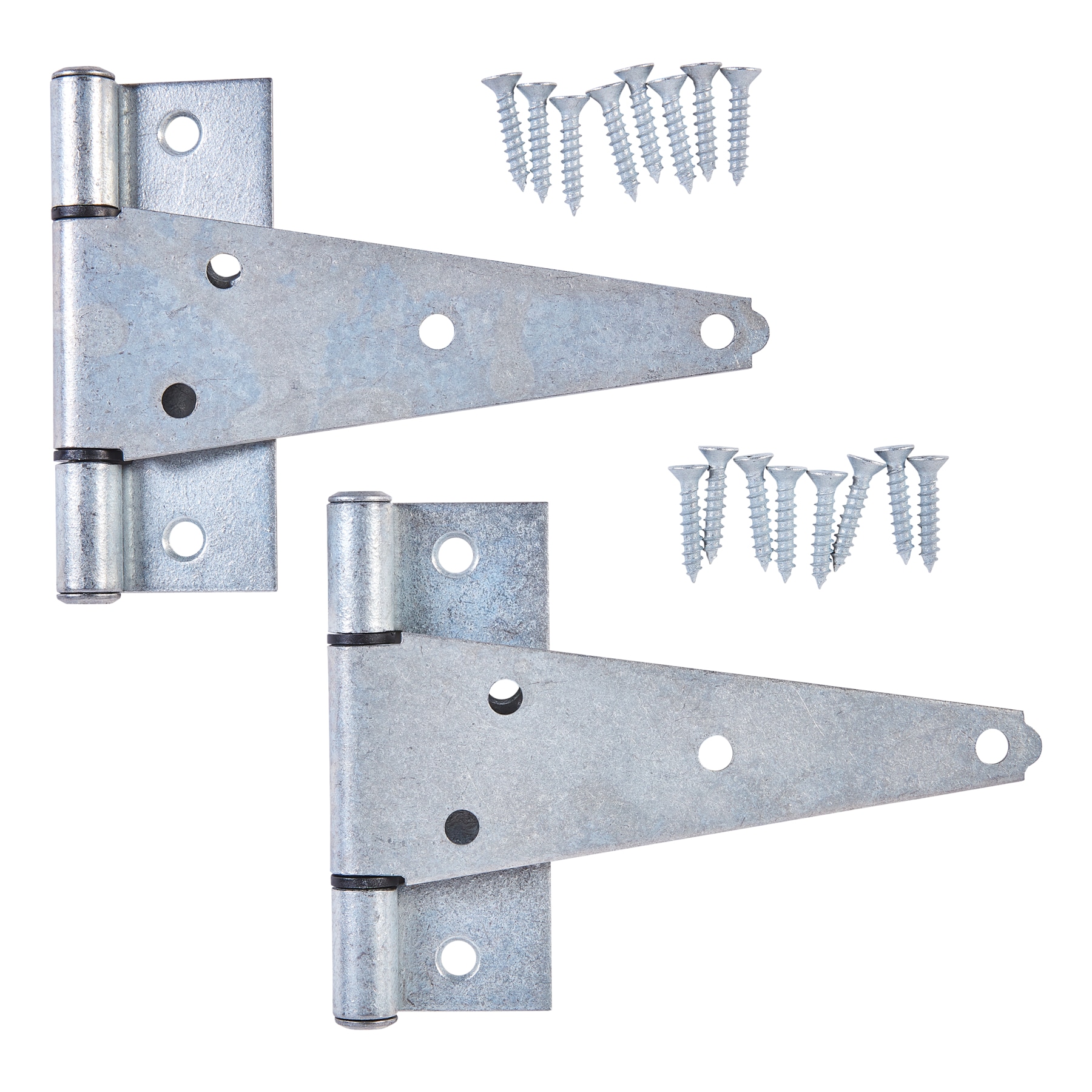 4 Pack of 12 inch Strap Hinges Heavy Duty Zinc Plated Hardware Door Fence  Barn Gate