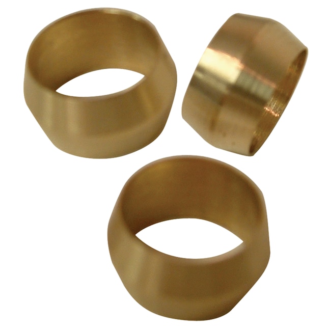 Watts 3-Pack 3/8-in Sleeve Fitting in the Brass Fittings department at