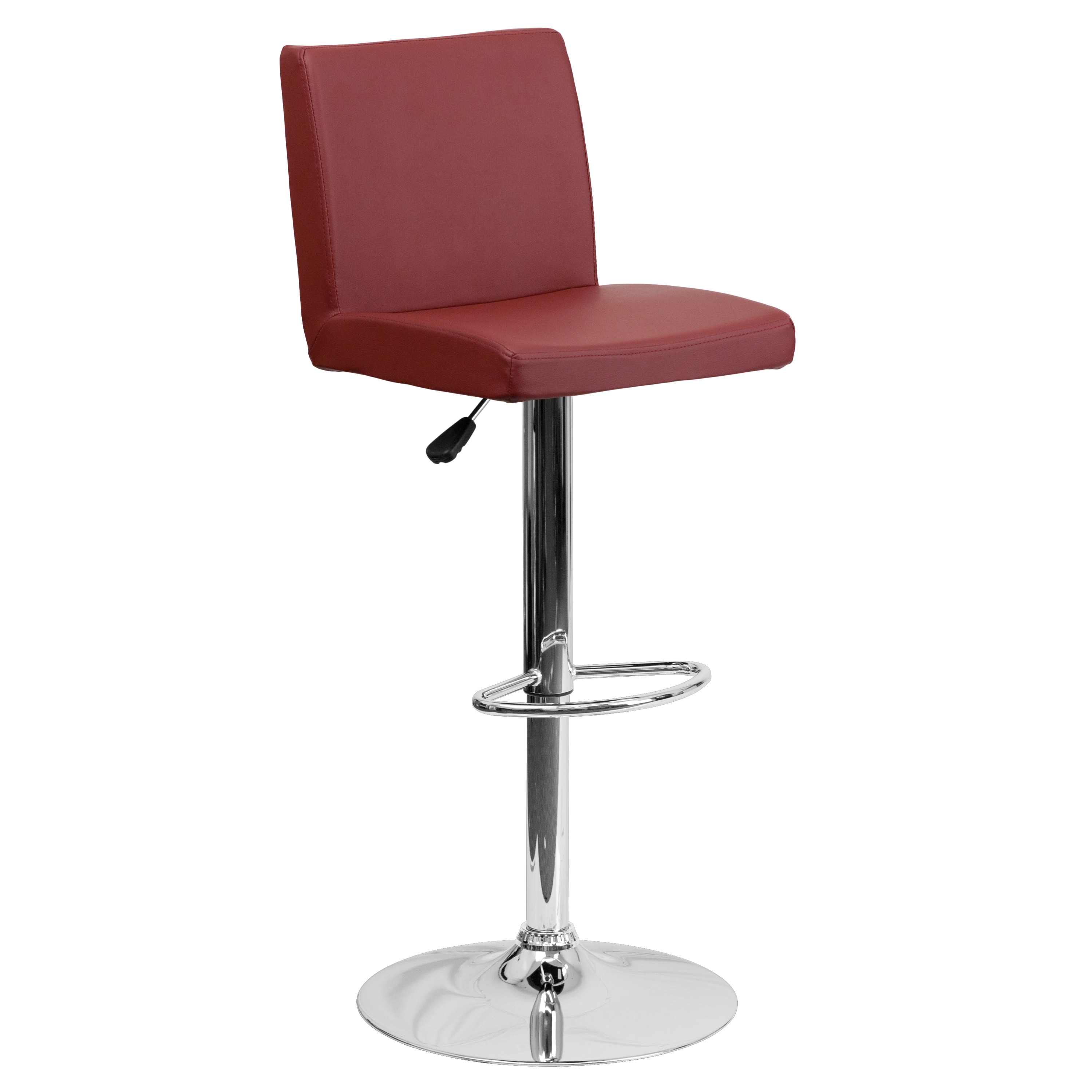 burgundy swivel bar stools