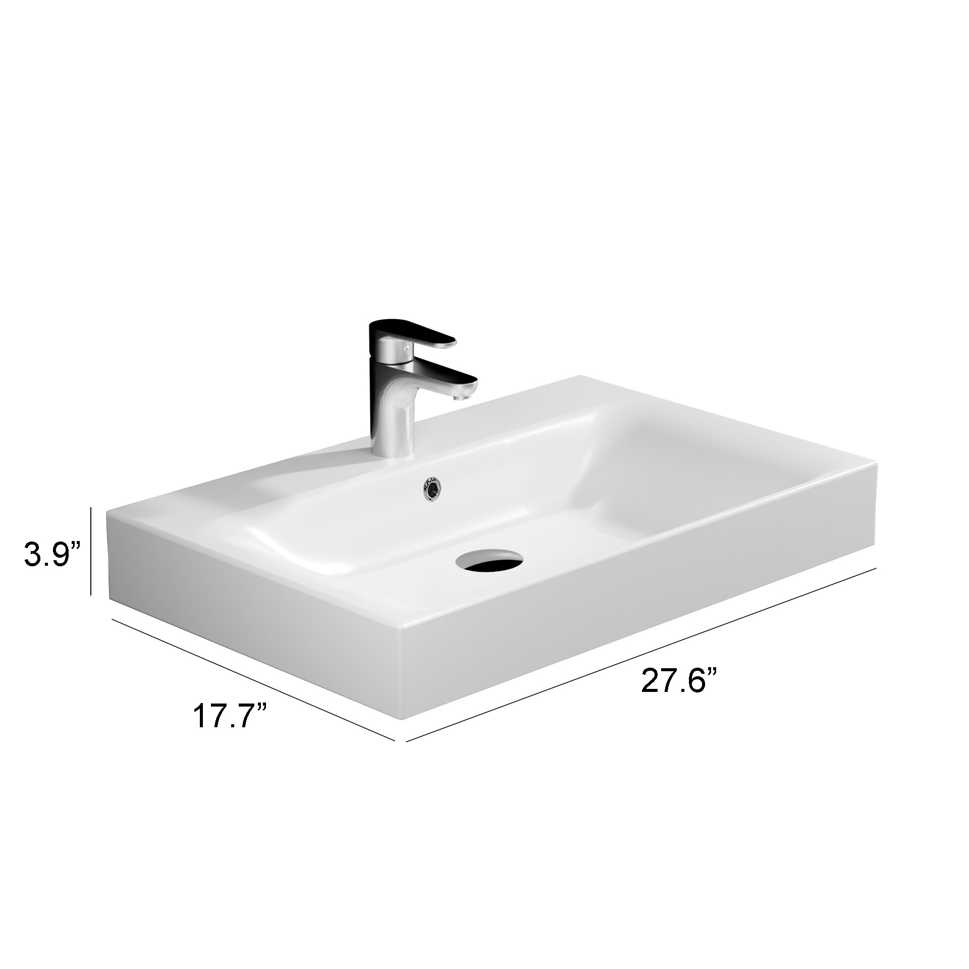 WS Bath Collections MOMENTO 32 Bath-Sink - View #9