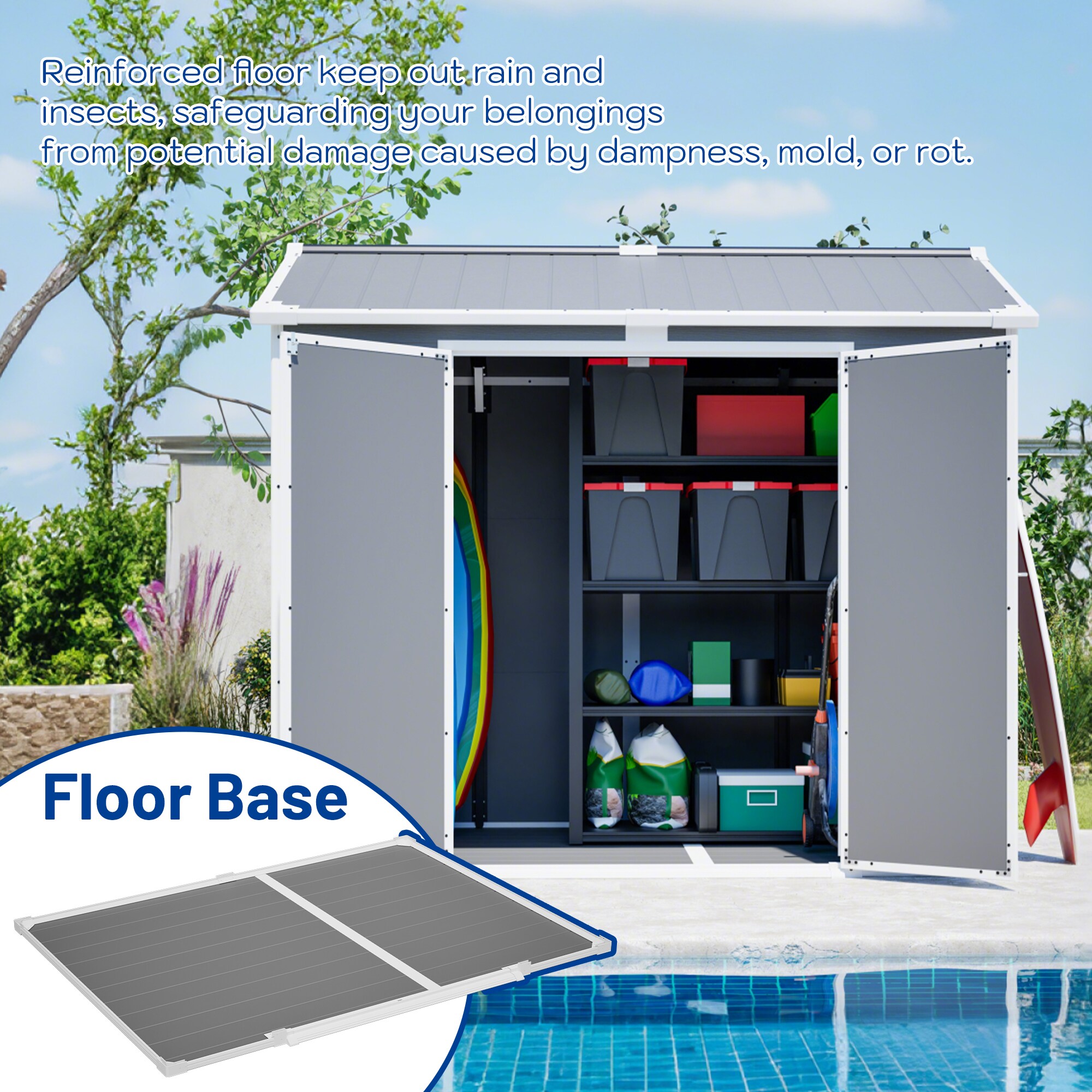 GDFStudio 365960 Metal-Storage-Buildings-Sheds - View #3