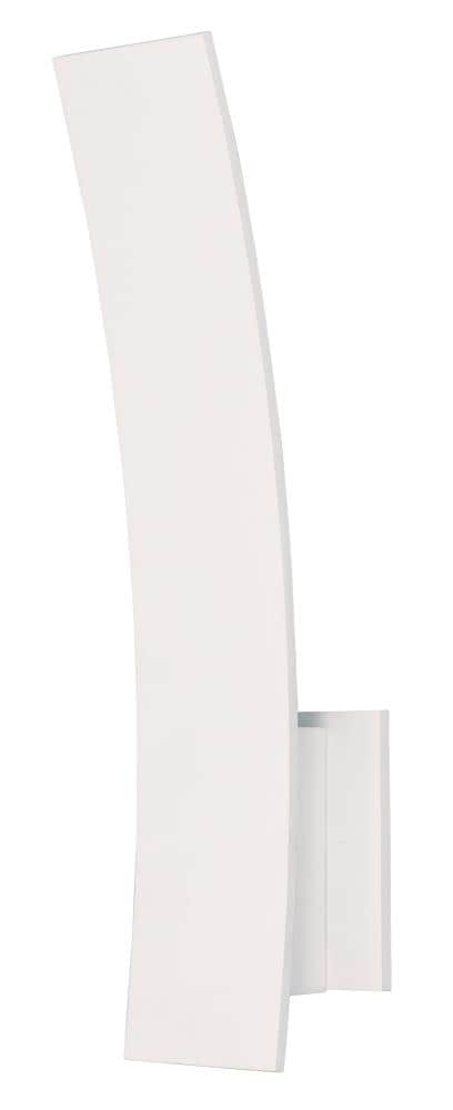 Elegant White 5-Light LED Wall Sconce with Integrated Bulbs