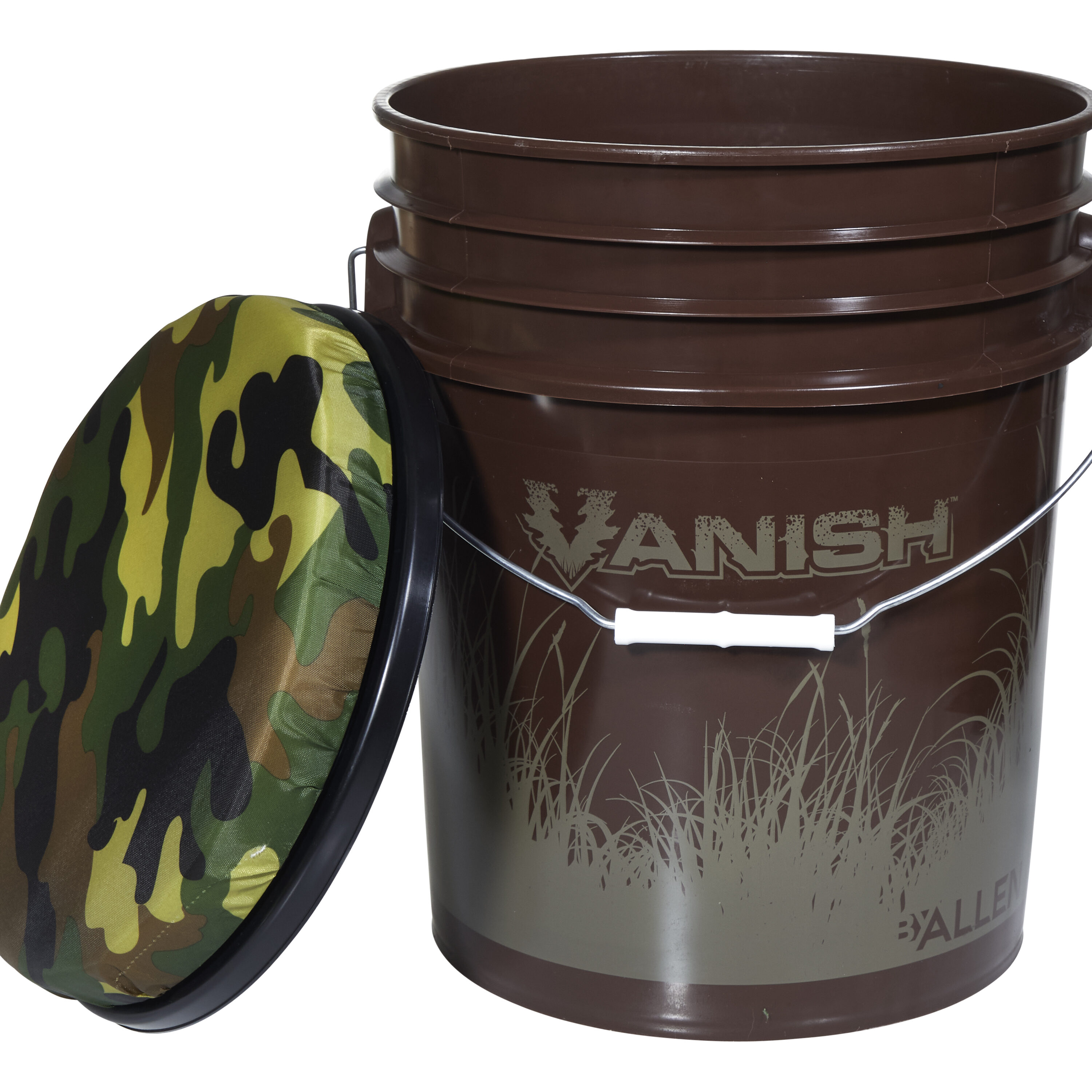 VANISH 5-Gallon Bucket Hunting Stool with 360-Degree Swivel Seat -  Versatile Outdoor Recreation Equipment in the Hunting Equipment & Apparel  department at