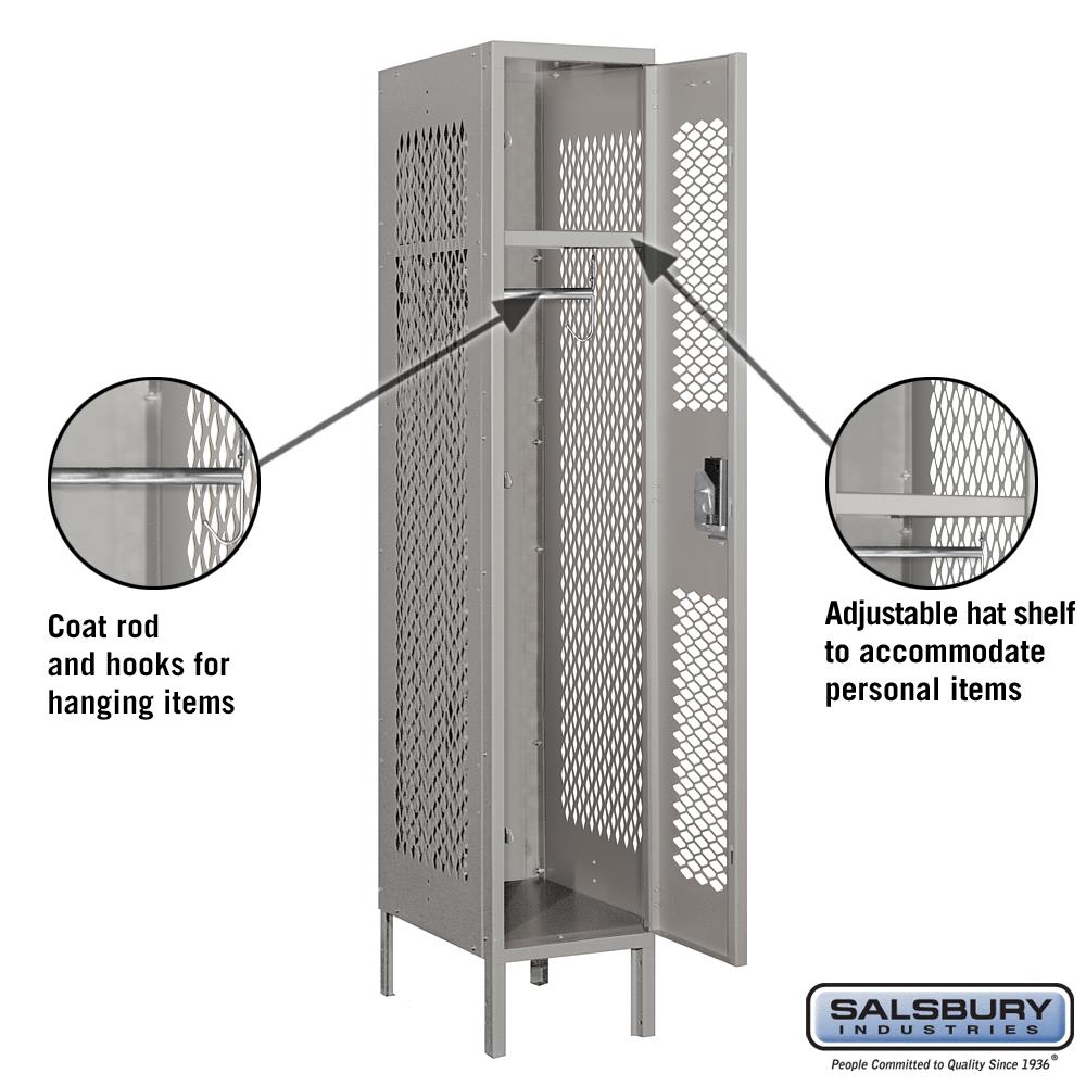 SALSBURY INDUSTRIES 71158GY-A Storage-Lockers - View #2
