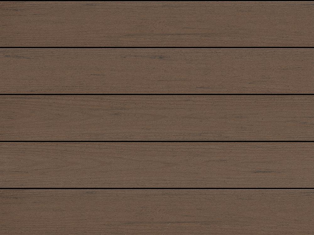 Timbertech Pro Terrain 056 In X 12 Ft Composite Brown Oak Fascia Deck