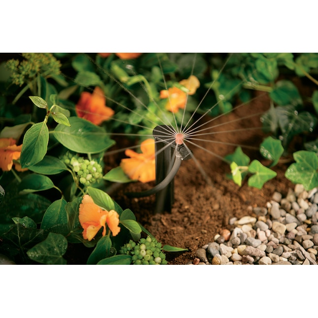 Orbit Full-Circle Drip Irrigation Micro Sprinkler on Stake 29 gph Orbit Full-Circle Drip Irrigation Micro Sprinkler on Stake 29 gph