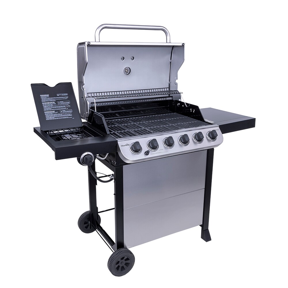 Char Broil Performance Black and Stainless 6 Burner Liquid Propane