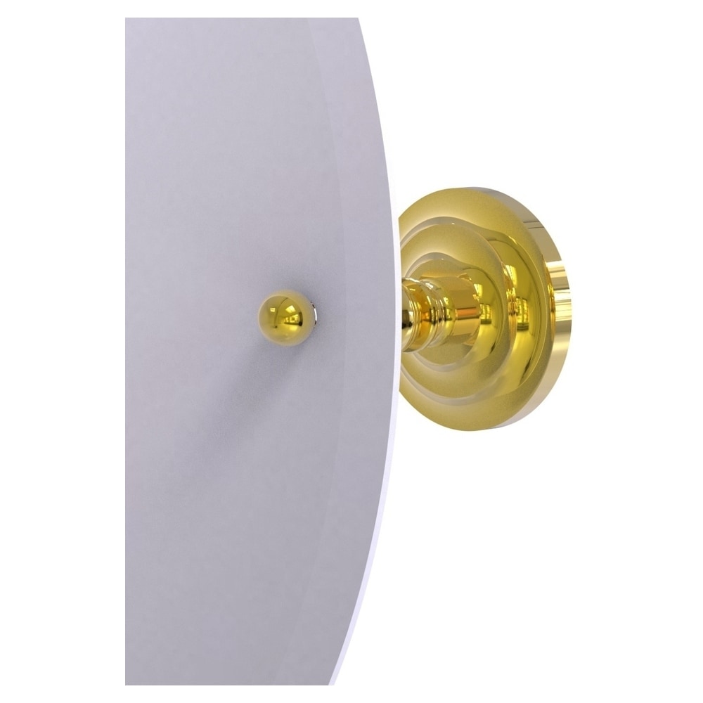 Allied Brass PQN-90-PB Framed-Bath-Mirrors - View #2
