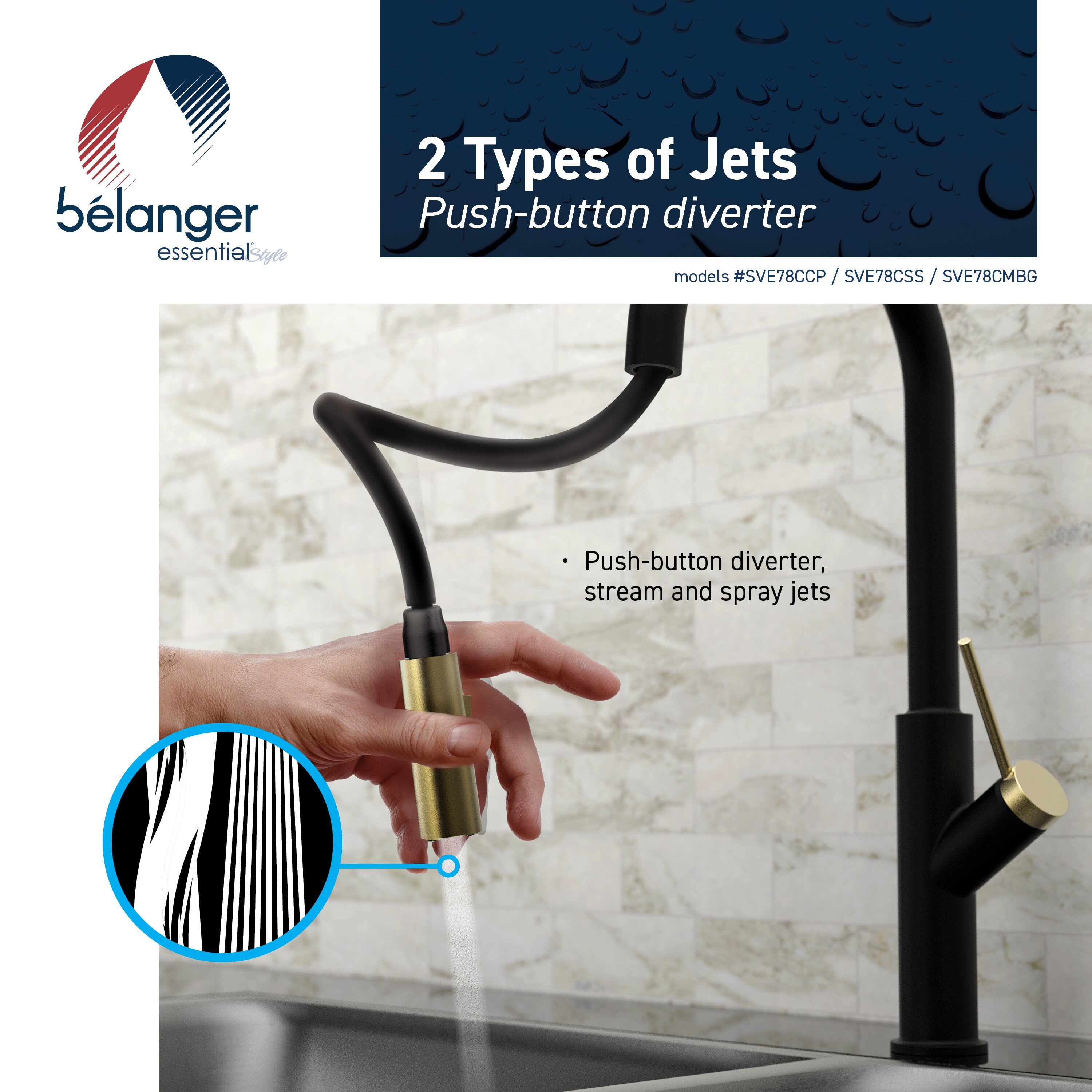 Keeney SVE78CMBG Kitchen-Faucets - View #11