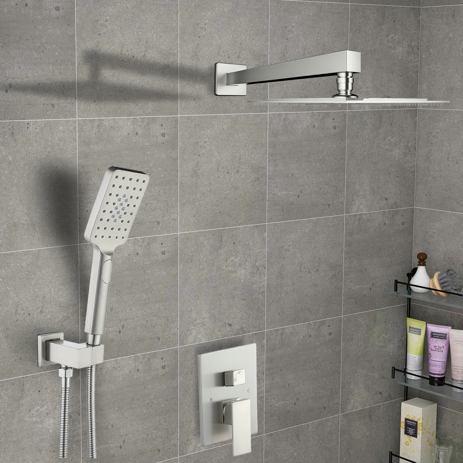 Maincraft HHK102BN Showerhead-Bar-Panels - View #4