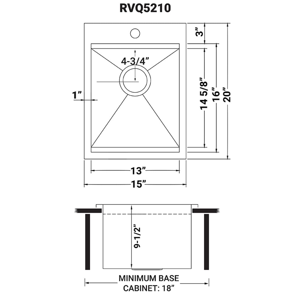 Ruvati RVQ5210 Kitchen-Sinks - View #13