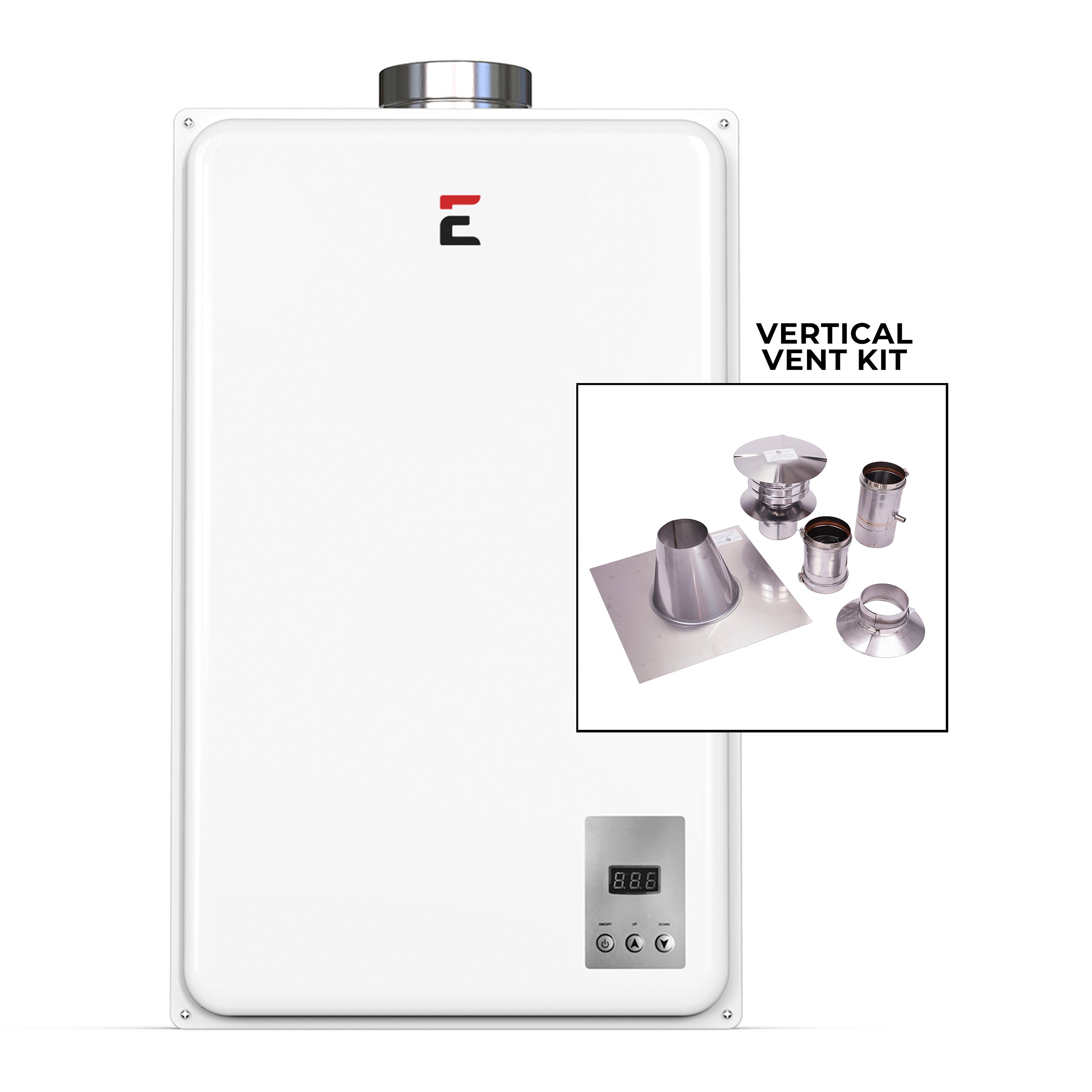 Eccotemp 45HI-NG V BUNDLE 45HI 6.8-GPM 140000-BTU Indoor Natural Gas Tankless Water Heater