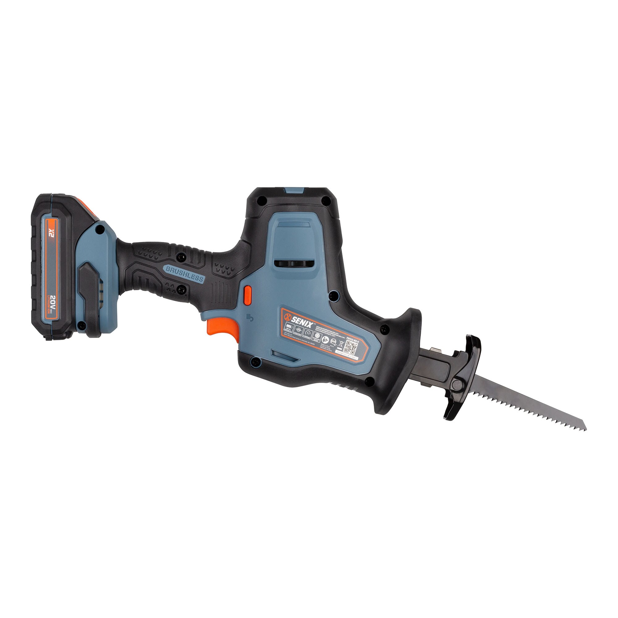 Senix PSRX2-M2 20 Volt Max Brushless 7/8-In. Compact Brushless Recipro