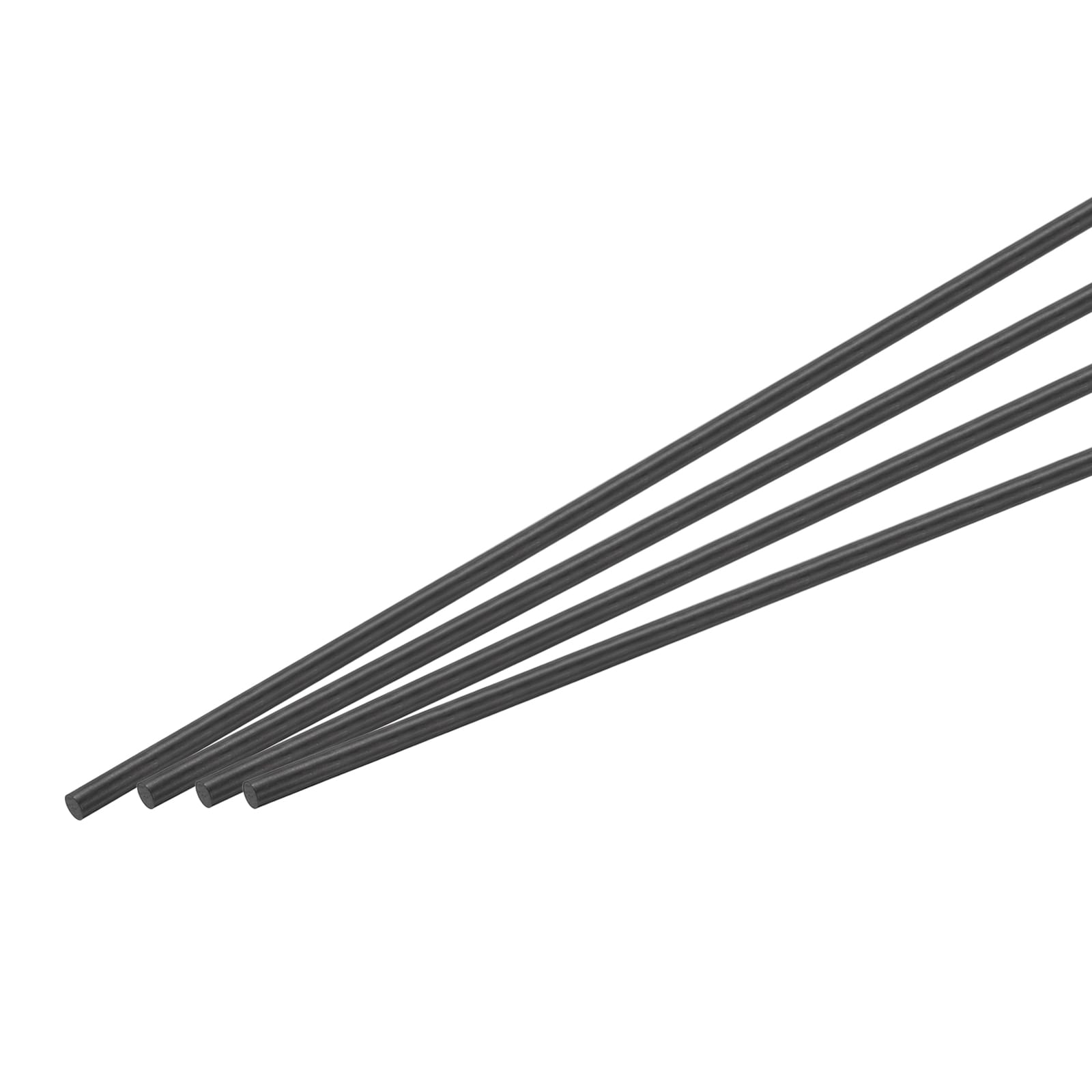 Unique Bargains 4pcs Carbon Fiber Rod Pole 5.5mm x 300mm for RC Car Plane DIY Tool Wing Tube Quadcopter Arm #S26051800UX6384