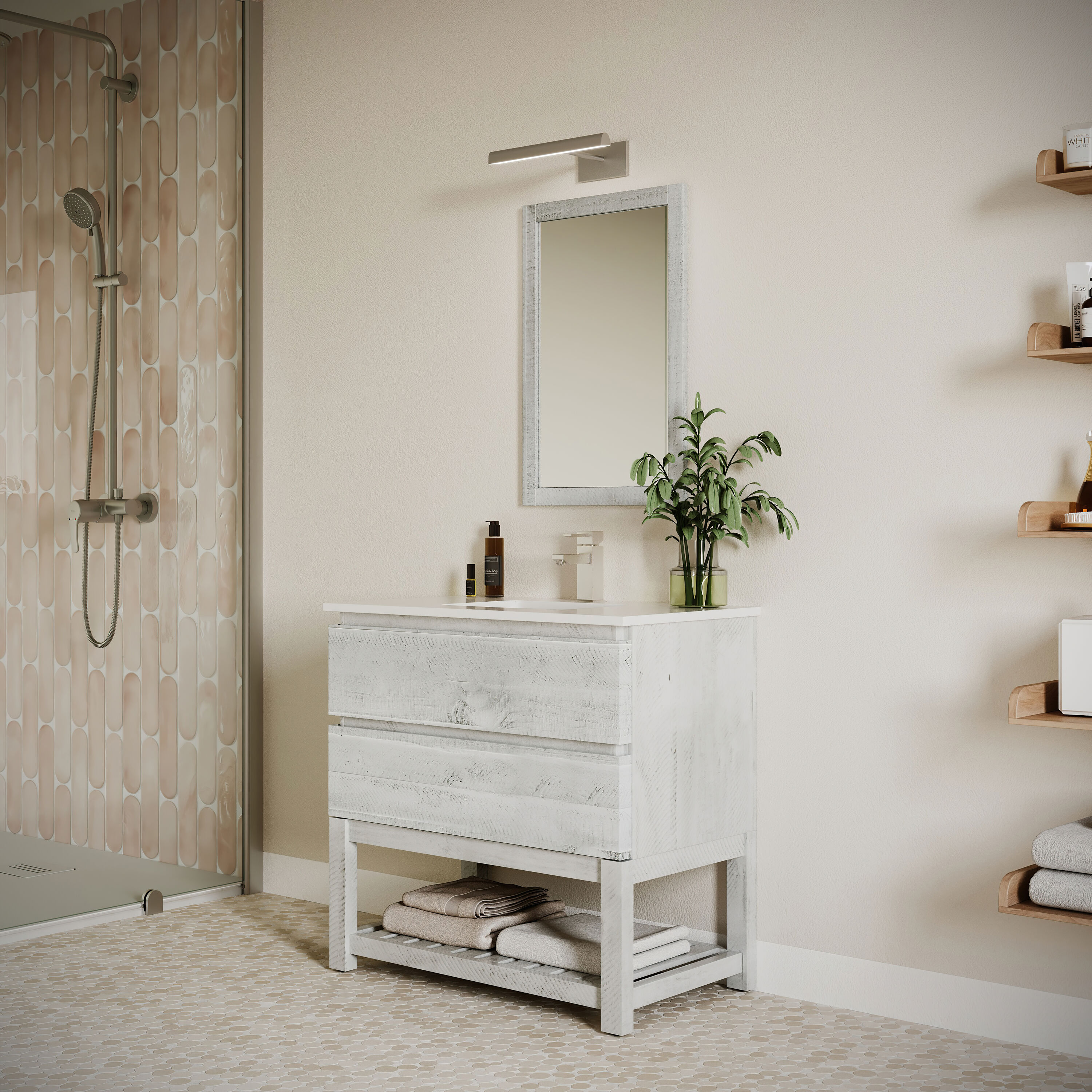Fresca FVN3136RWH-FS Bath-Vanity-Combo - View #4