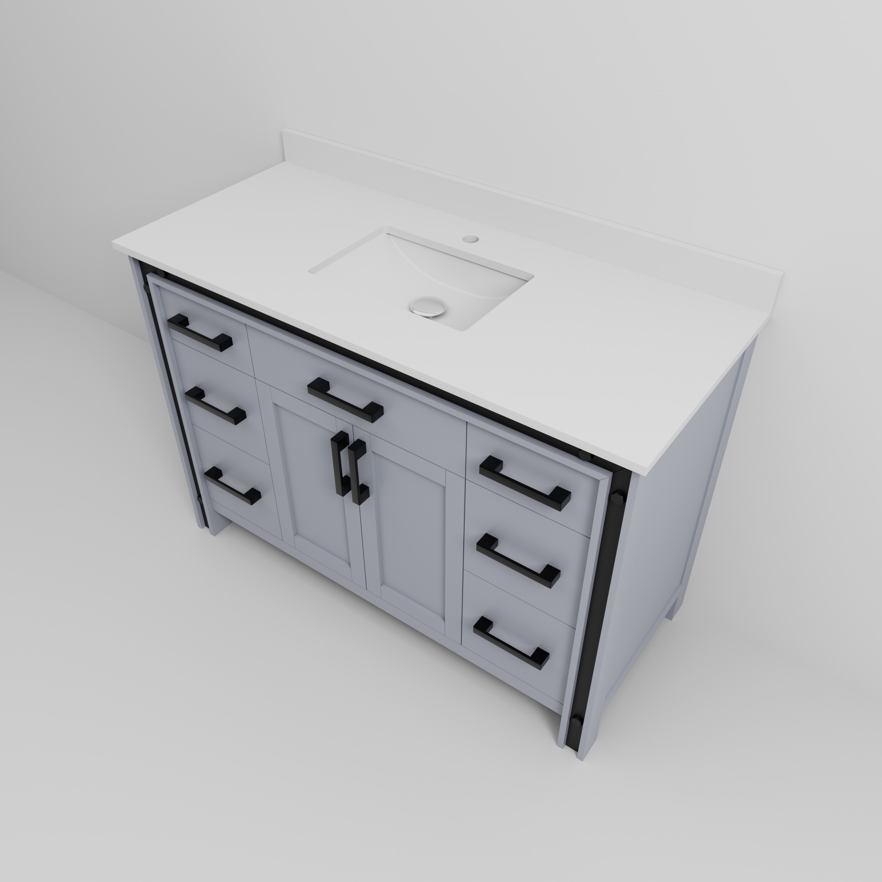 Lexora LZV352248SBJS000 Bath-Vanity-Combo - View #10