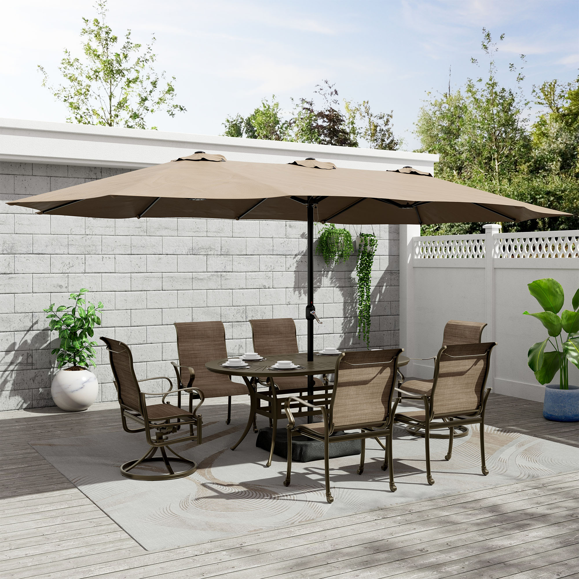 Clihome CL-ODTCE0CR Patio-Dining-Sets - View #4
