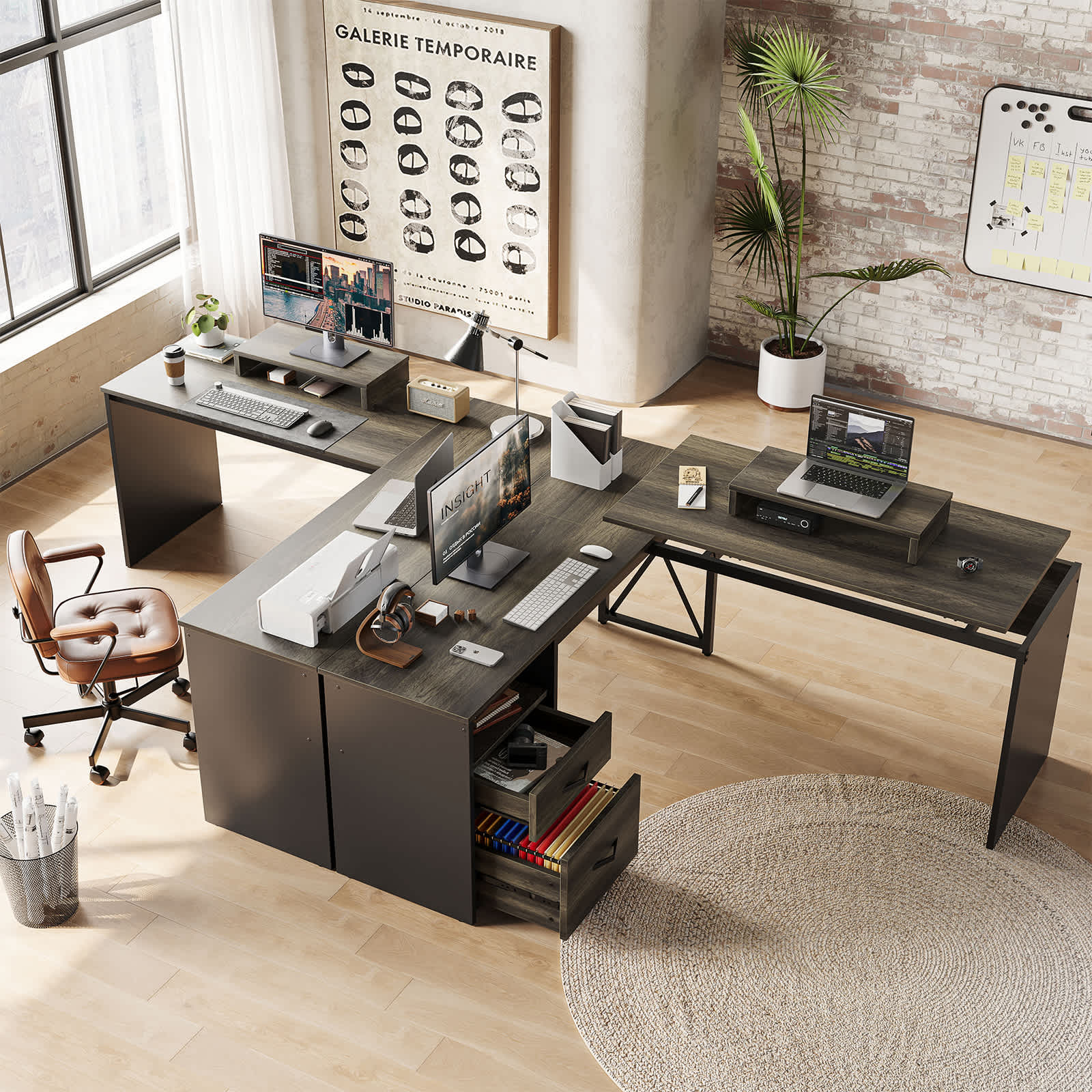 Bestier LOW-H100914E-RGOD desks - View #5