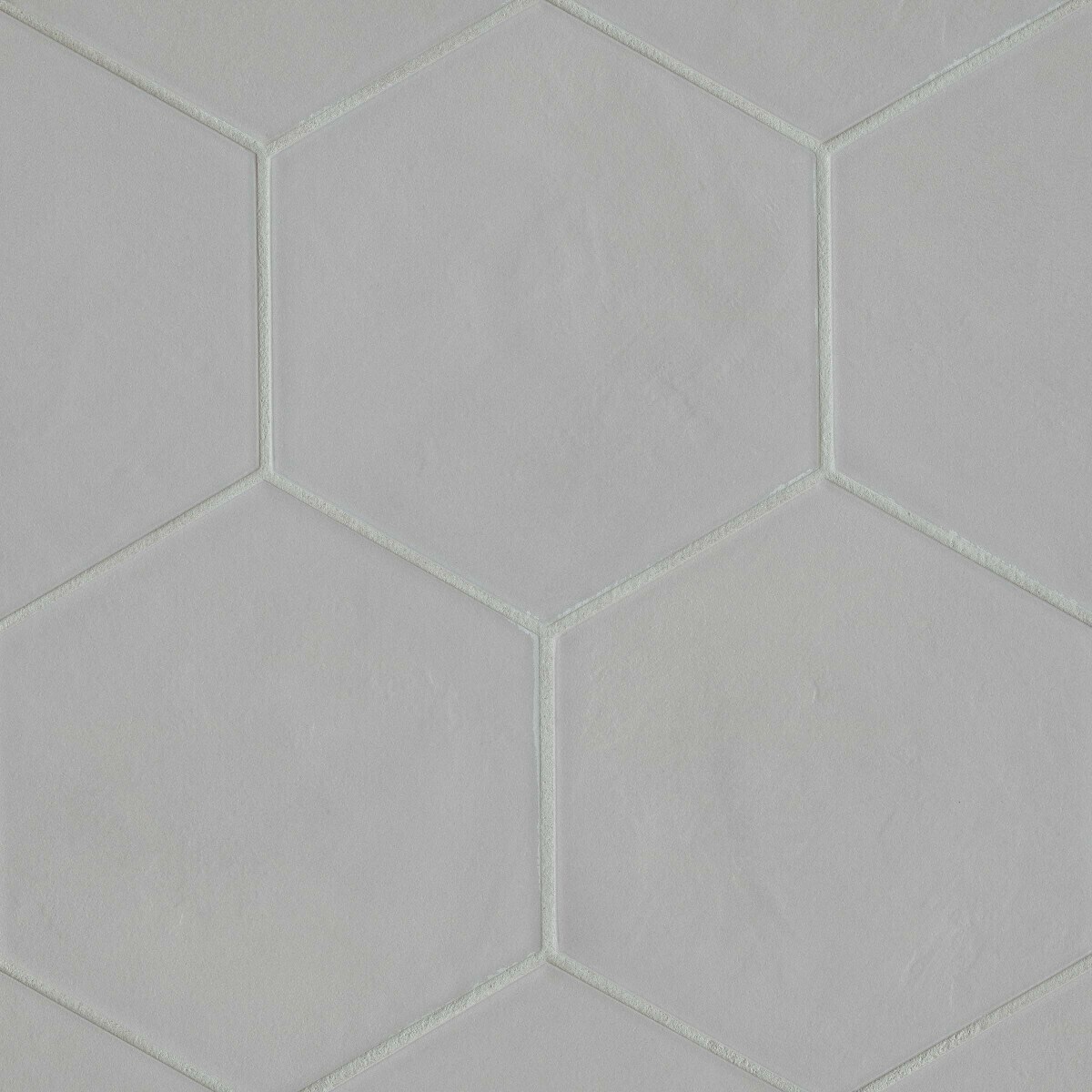 Allora Hexagon Matte Gray Porcelain Tile 8.5" x 10"