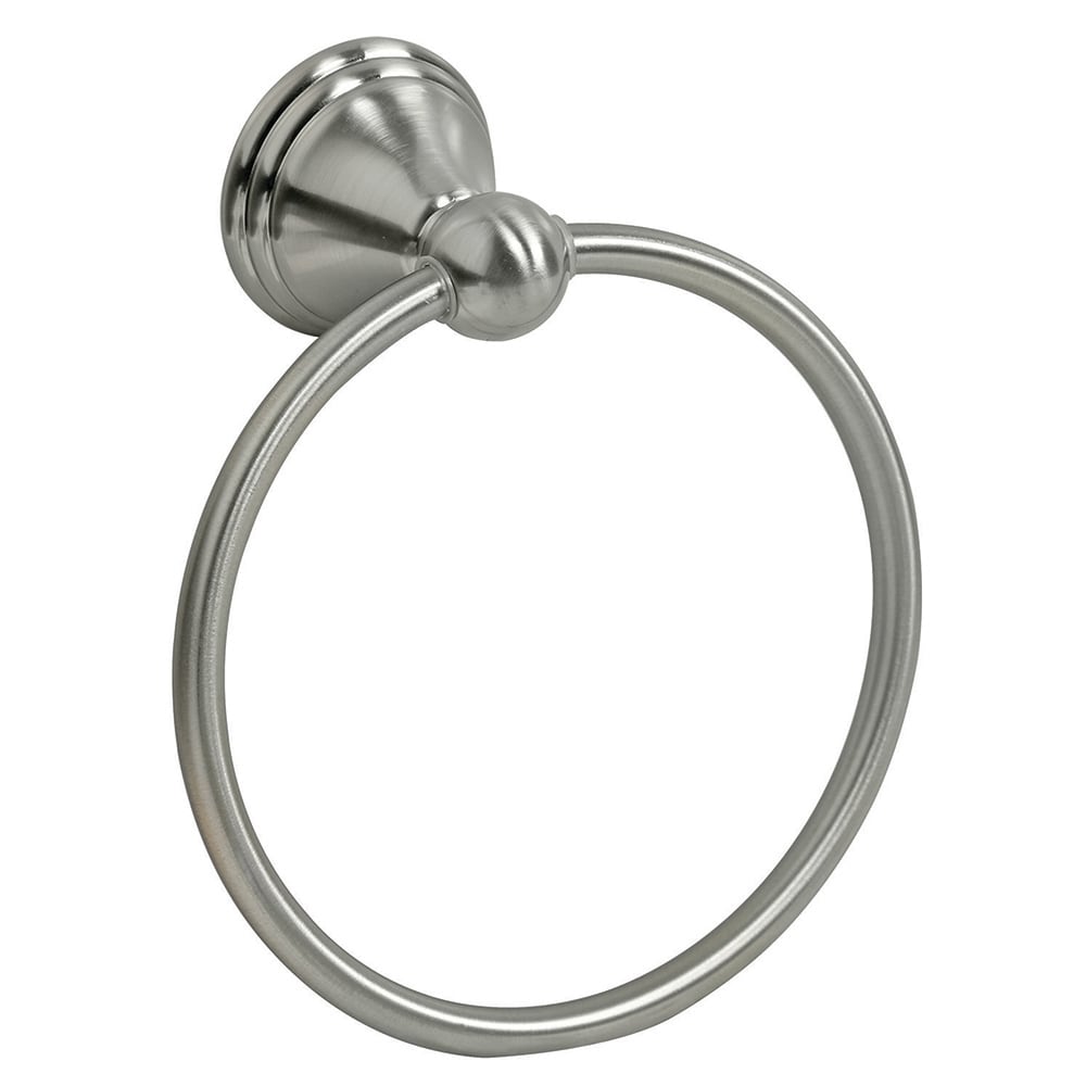 LPS 630162 Brushed Nickel Wall mount Single Towel Ring