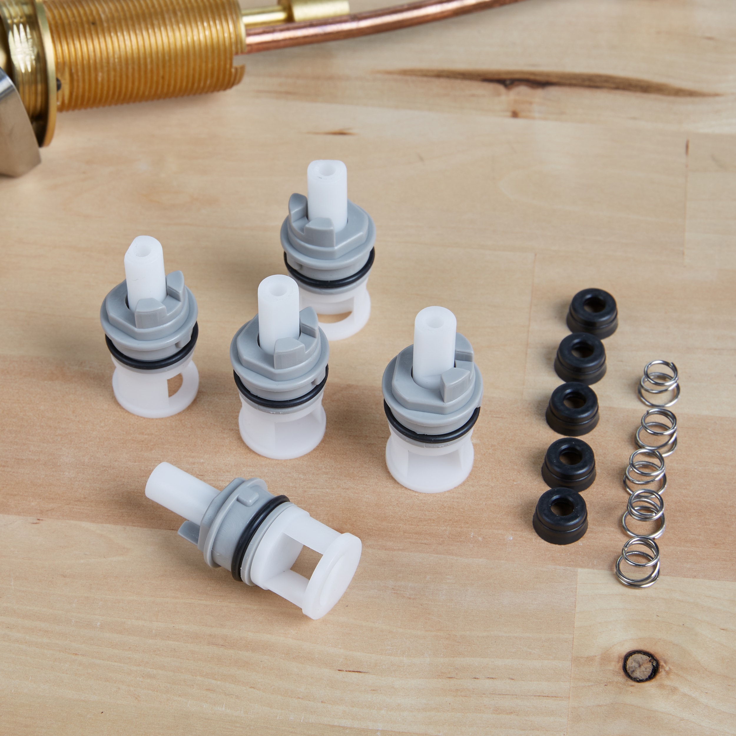 Danco 4" Gray and White Plastic Faucet Stem for Delta