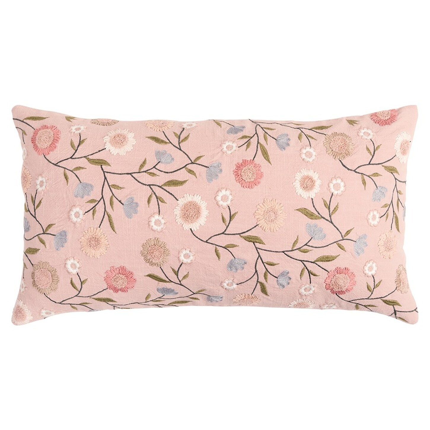 HomeRoots 4000403364 14-in x 26-in Blush Rectangular Indoor Decorative Pillow