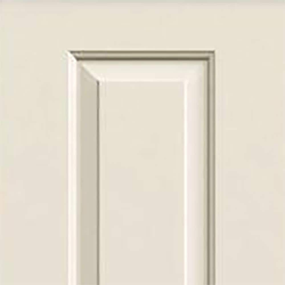 JELD-WEN Coventry 36-in X 80-in 4 Panel Square Smooth Solid Core Primed ...