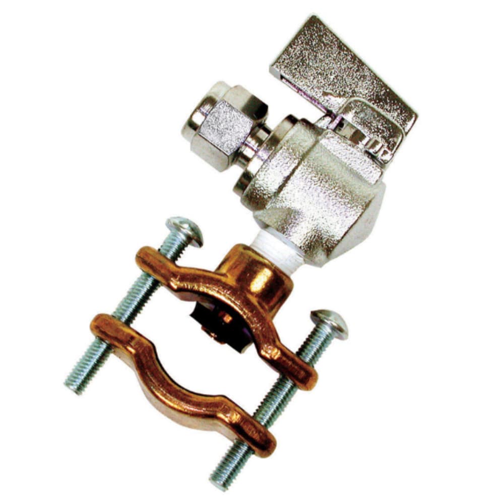 Dial  1/4 in. H Silver Stainless Steel Ball Valve