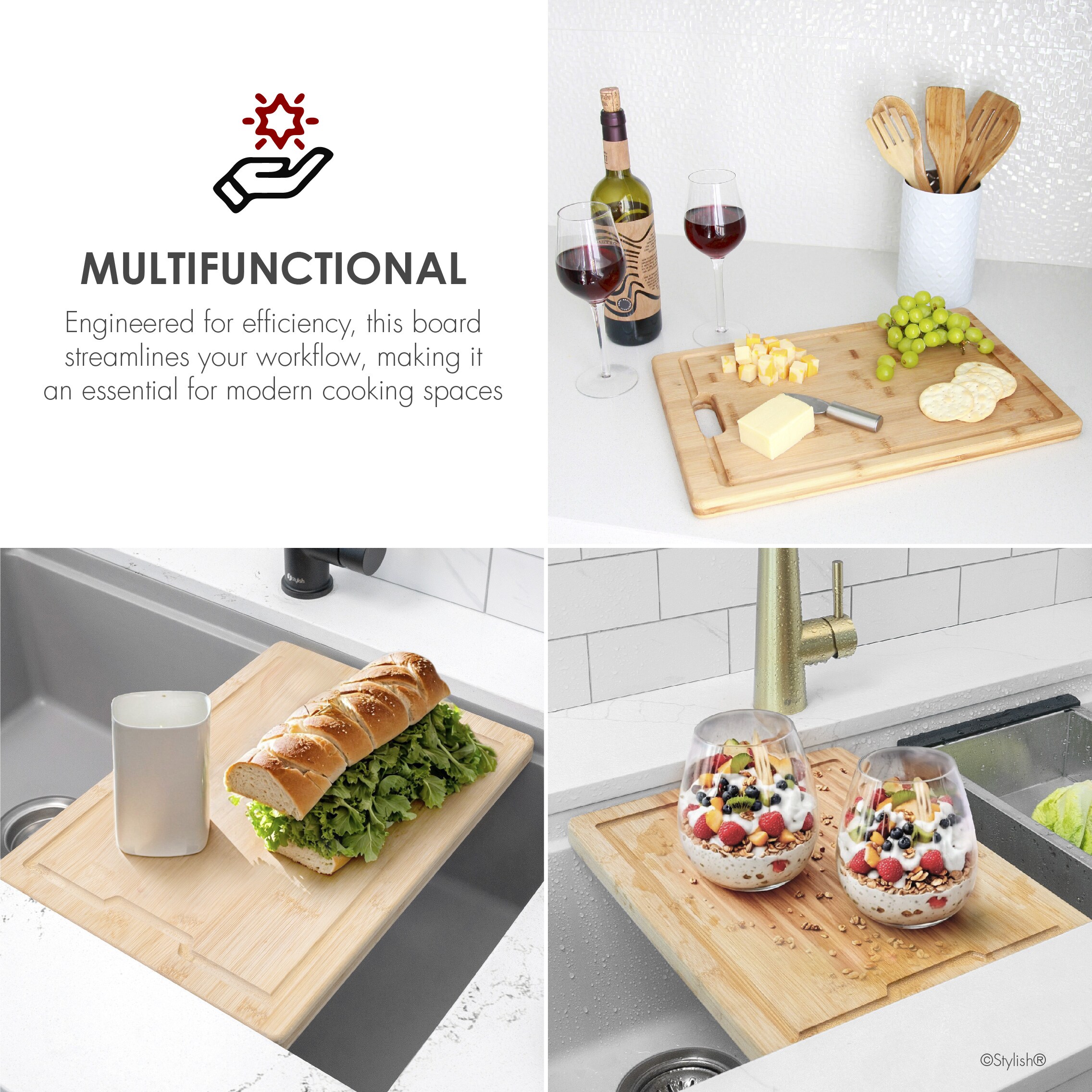 Stylish A-909 Kitchen-Sink-Accessory-Kits - View #2