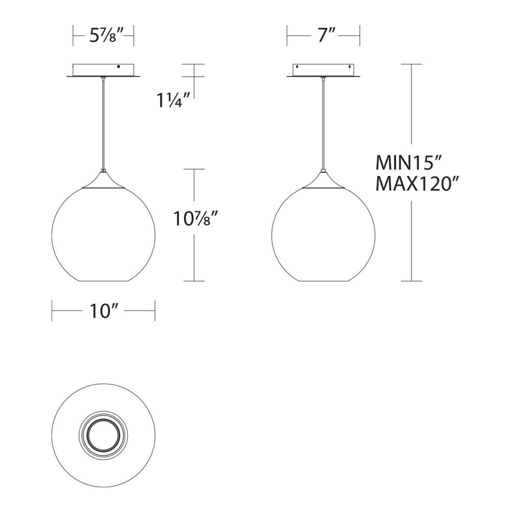 dweLED PD-20010-AB Pendant-Lights - View #2