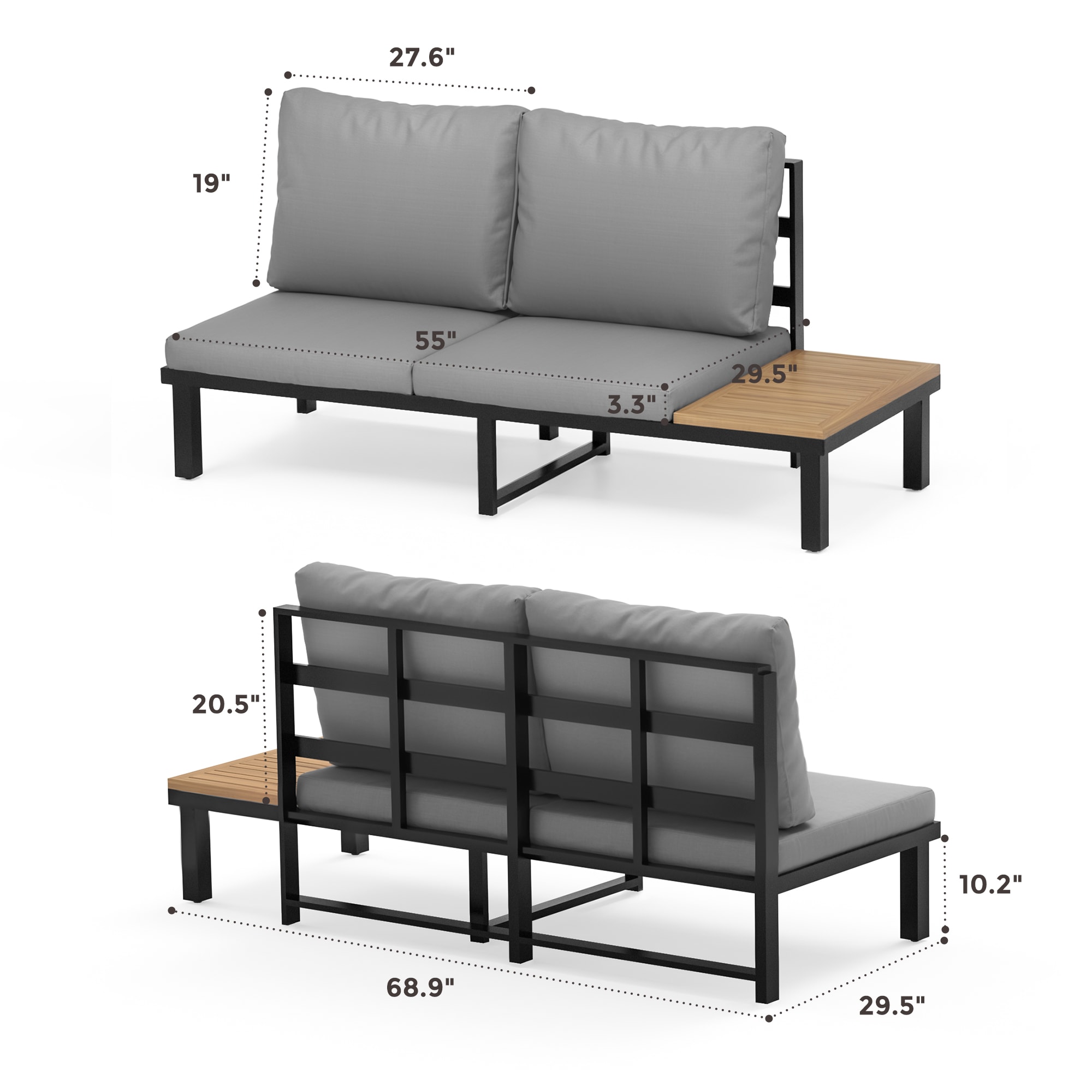 LTMATE LSSJT03 Patio-Sofas-Daybeds - View #3